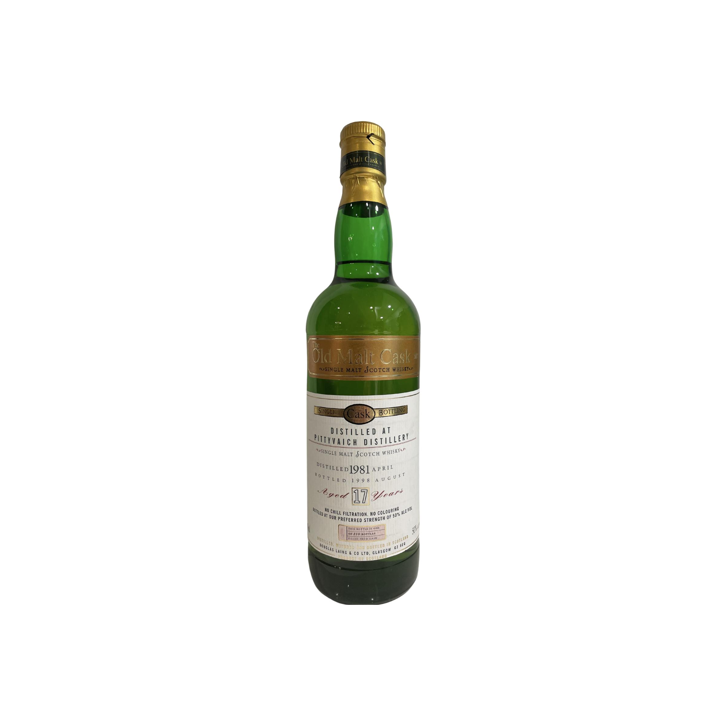 Pittyvaich Old Malt Cask 1981 17 Years Single Malt Whisky