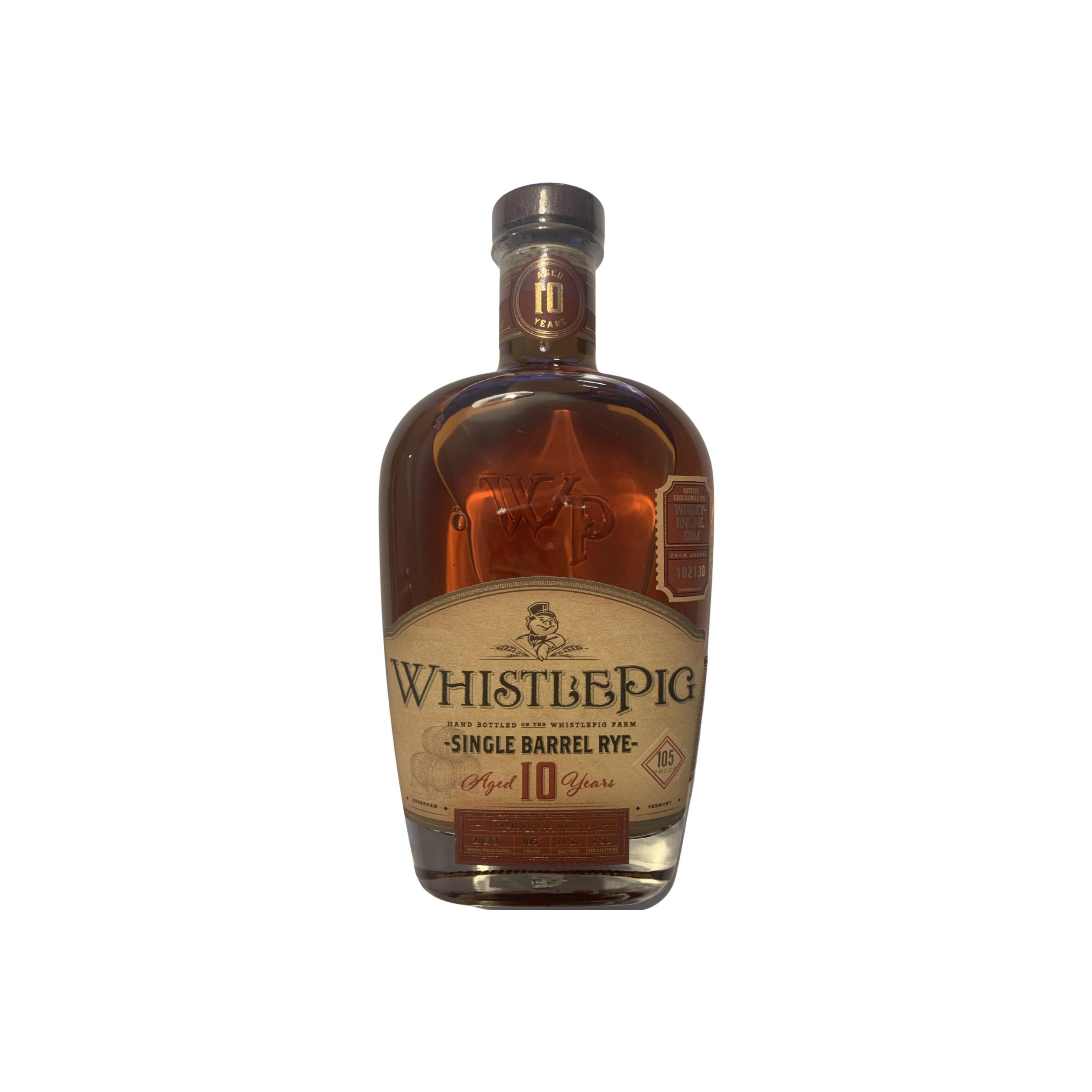 WhistlePig Single Cask 10 Years Rye Whisky