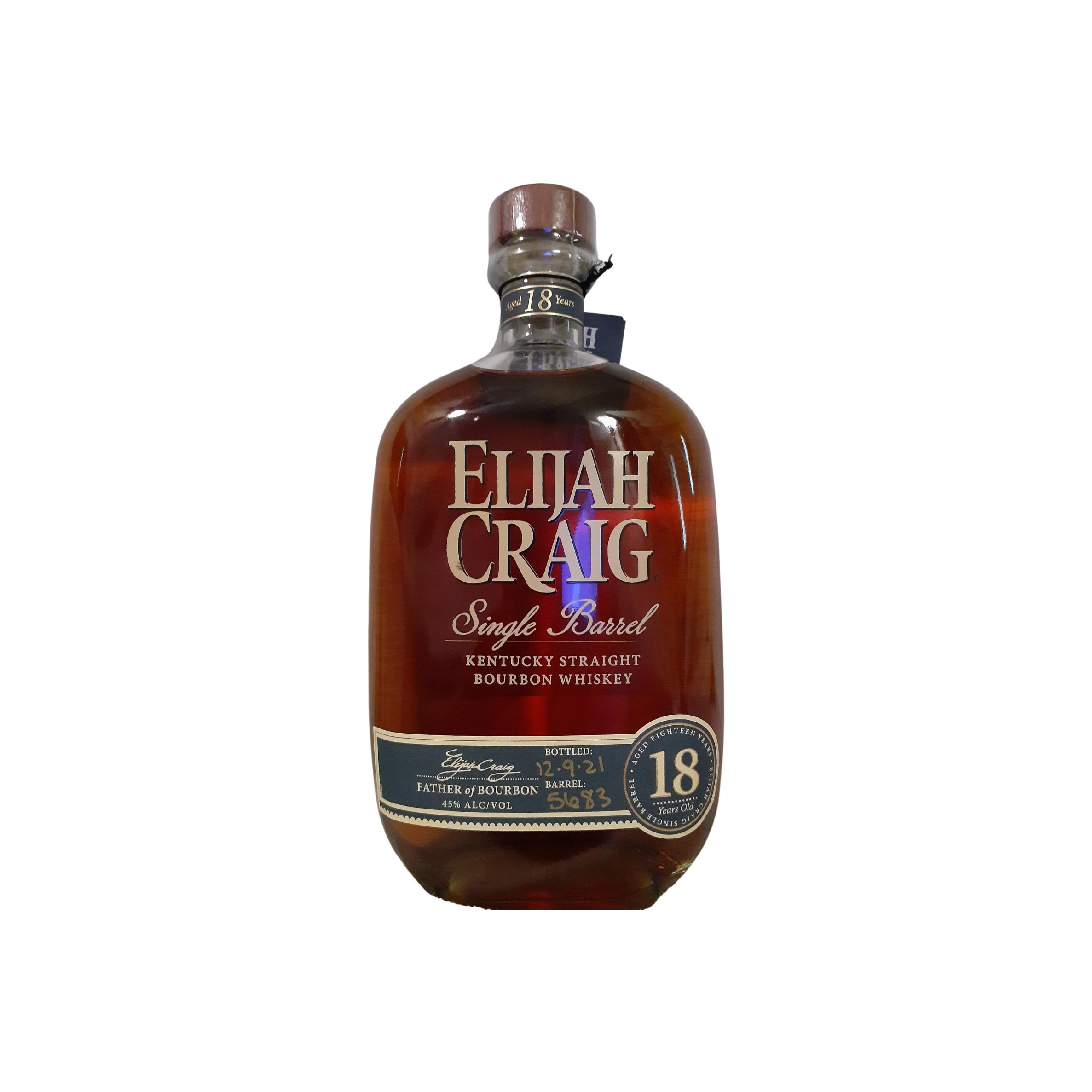 Elijah Craig 2003 18 Years Bourbon Whisky