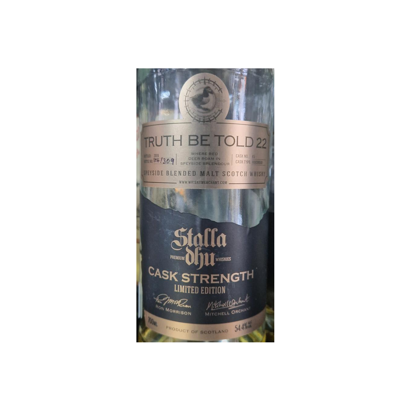 Speyside Blended Malt Scotch Whisky Truthbetold 22 SDW
