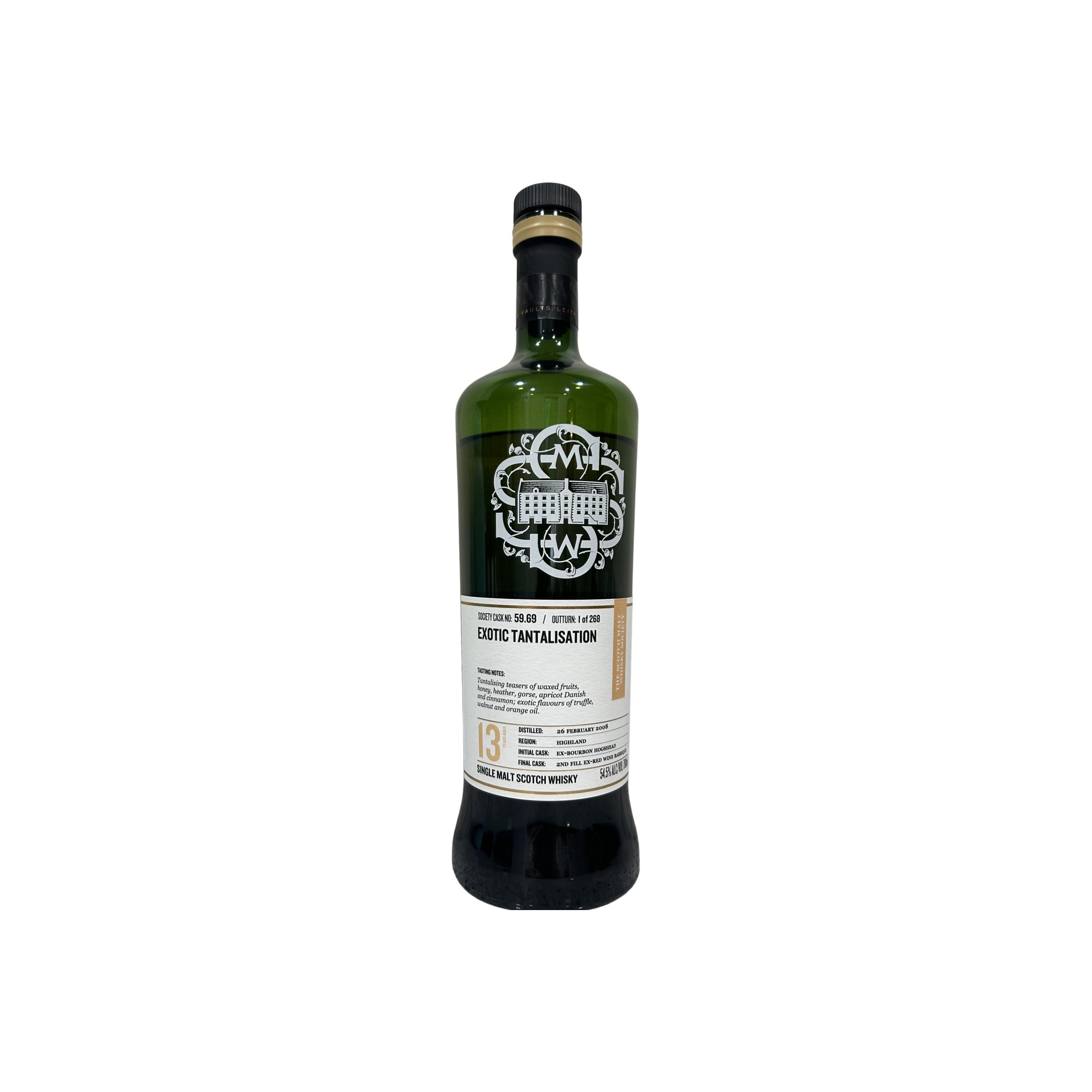 The Scotch Malt Whisky Society 2008 13 Years Single Malt Whisky