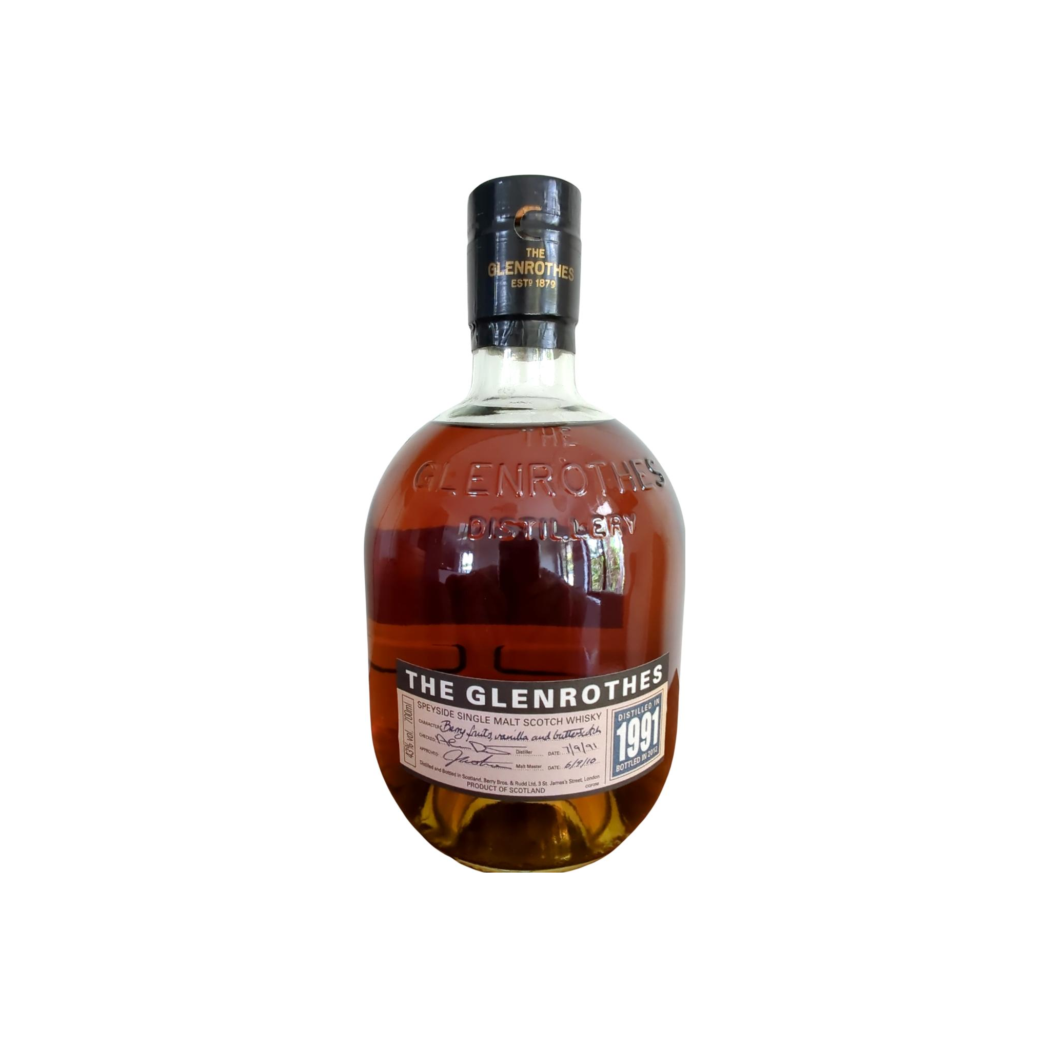 The Glenrothes 1991 21 Years Single Malt Whisky