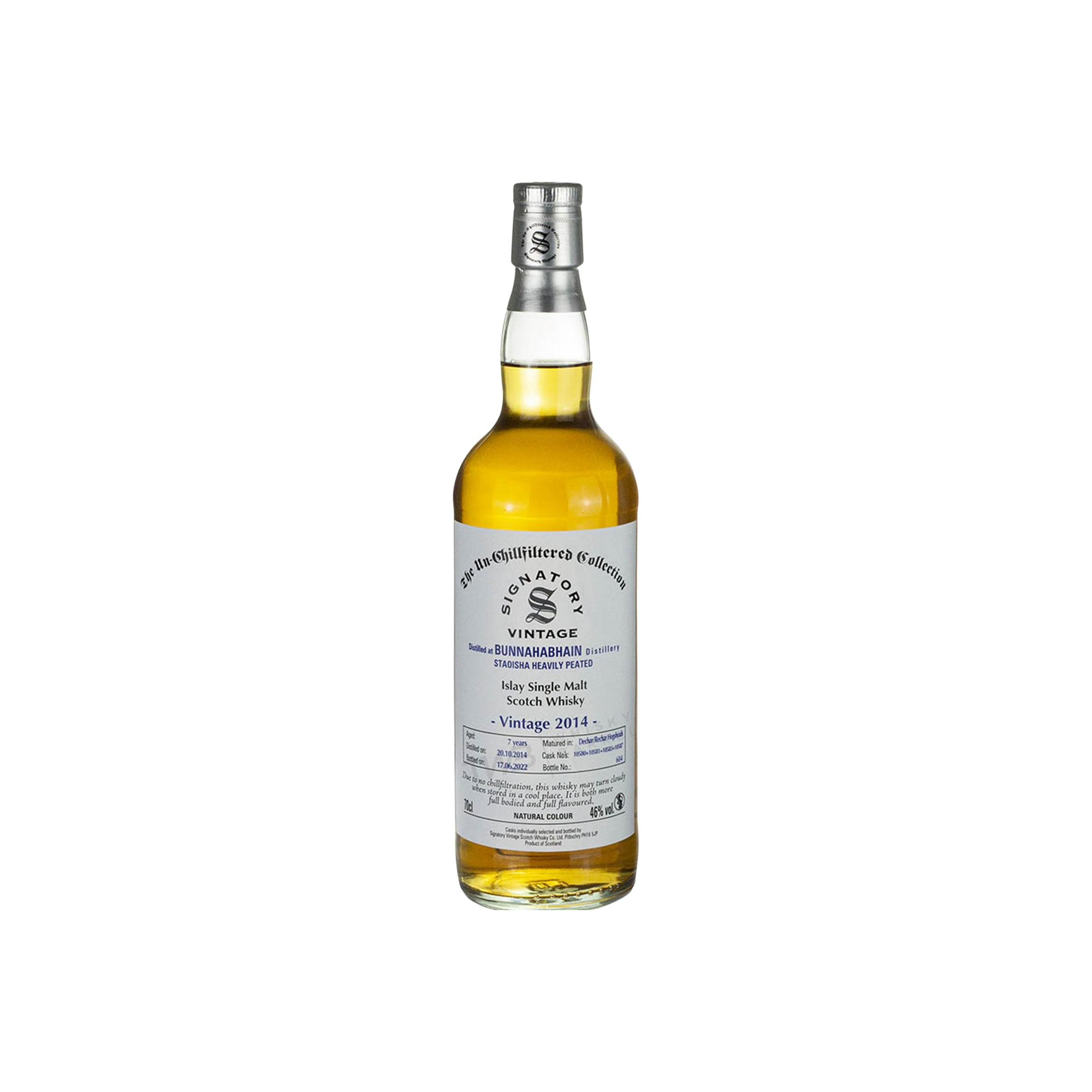 Bunnahabhain The Un-Chillfiltered Collection 2014 7 Years Single Malt Whisky