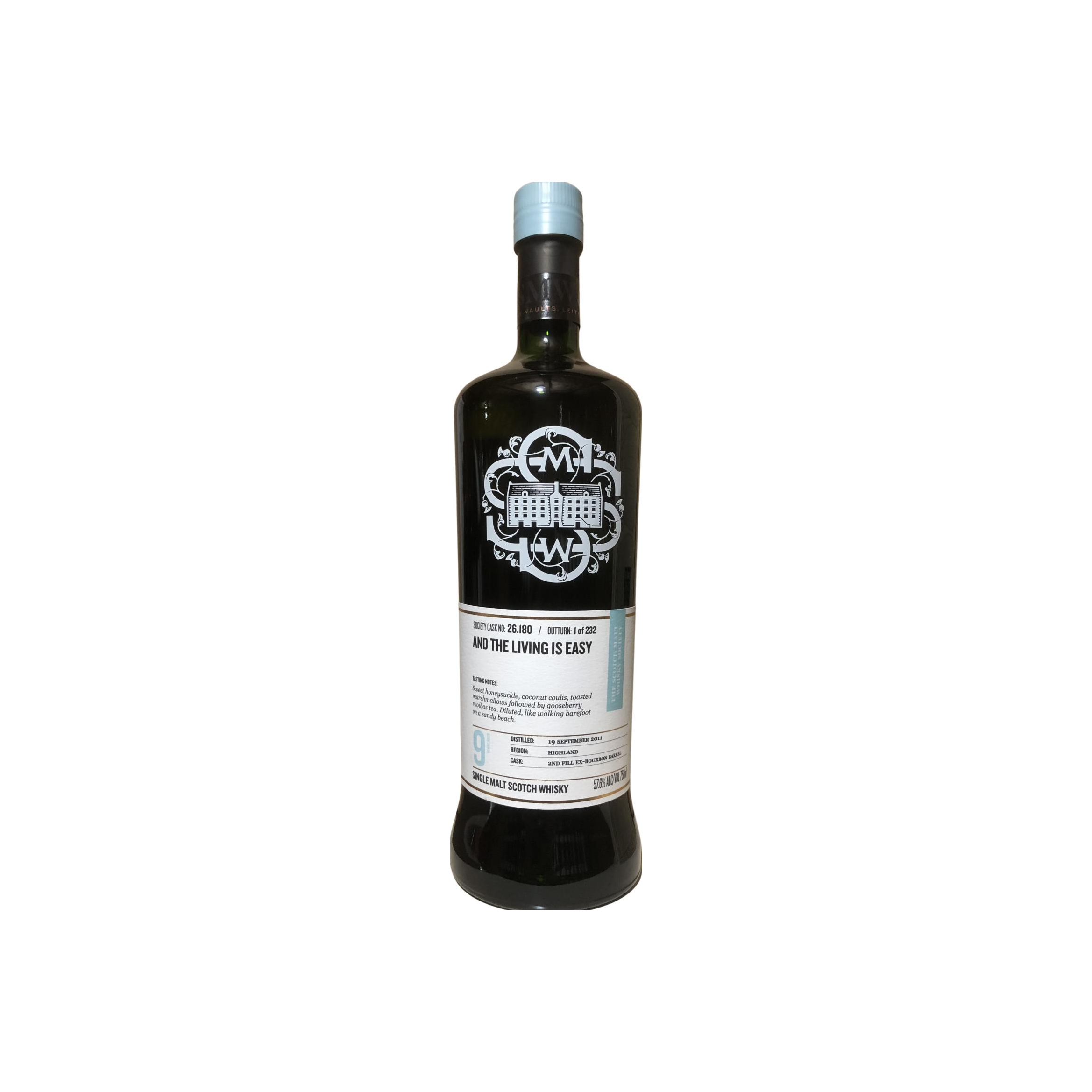 The Scotch Malt Whisky Society 2011 9 Years Single Malt Whisky