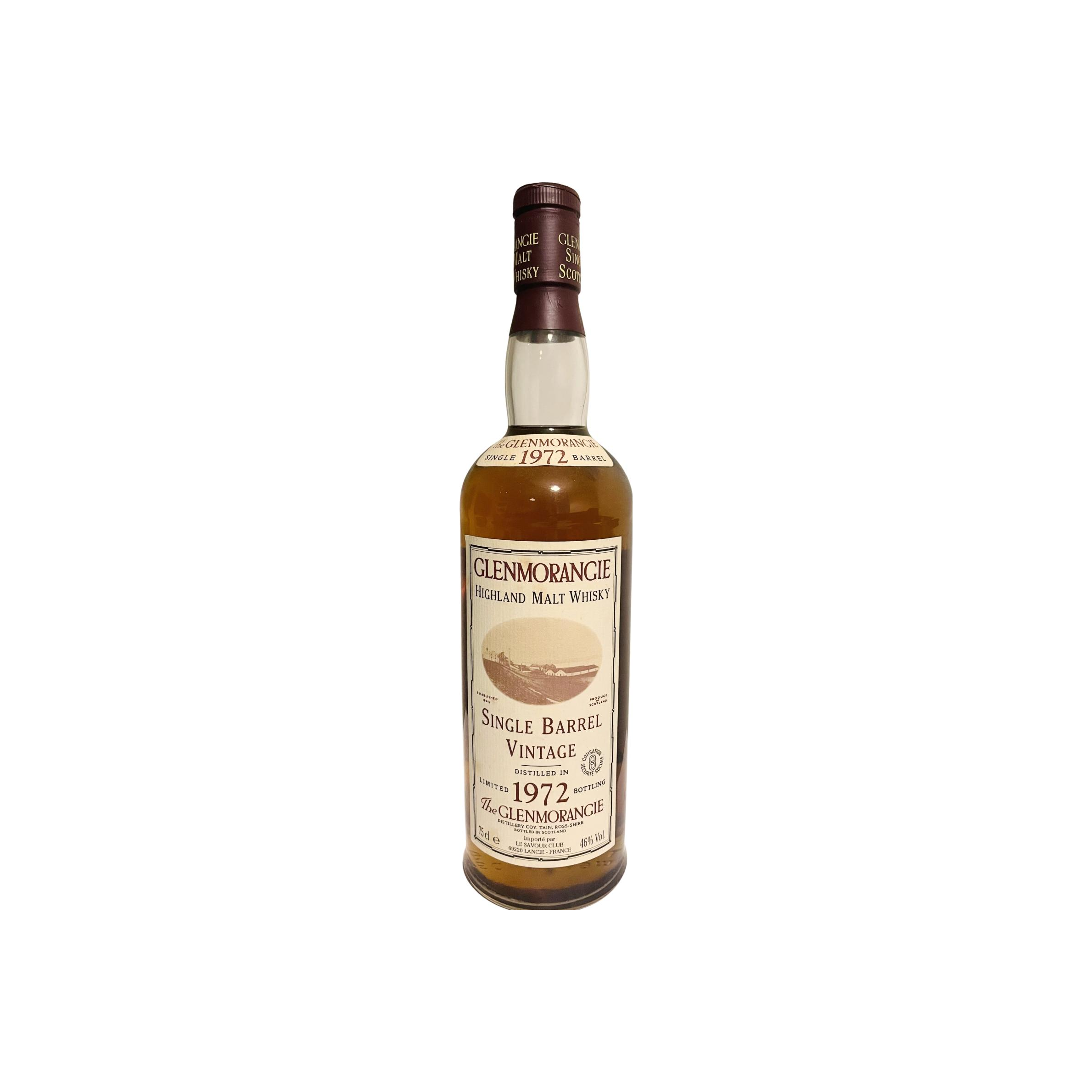Glenmorangie 1972 22 Years Single Malt Whisky