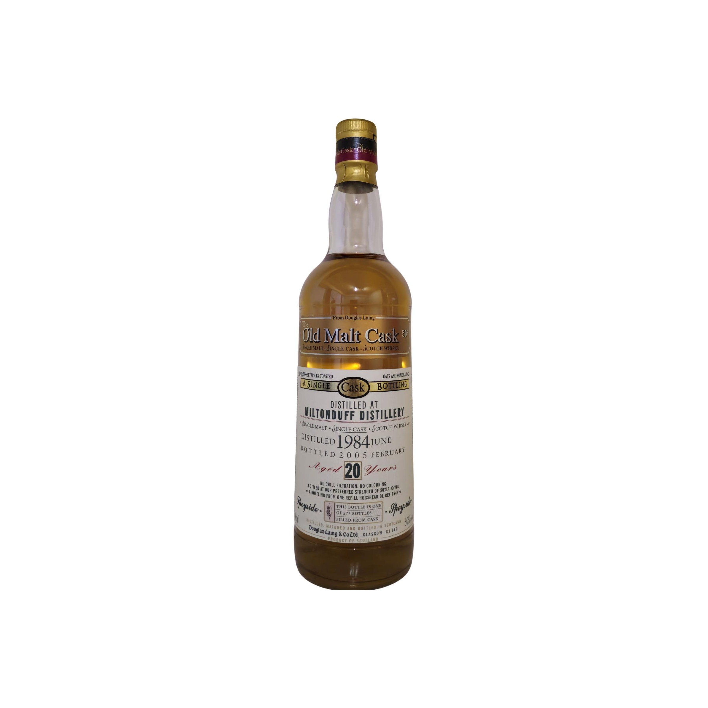 Miltonduff Old Malt Cask 1984 20 Years Single Malt Whisky