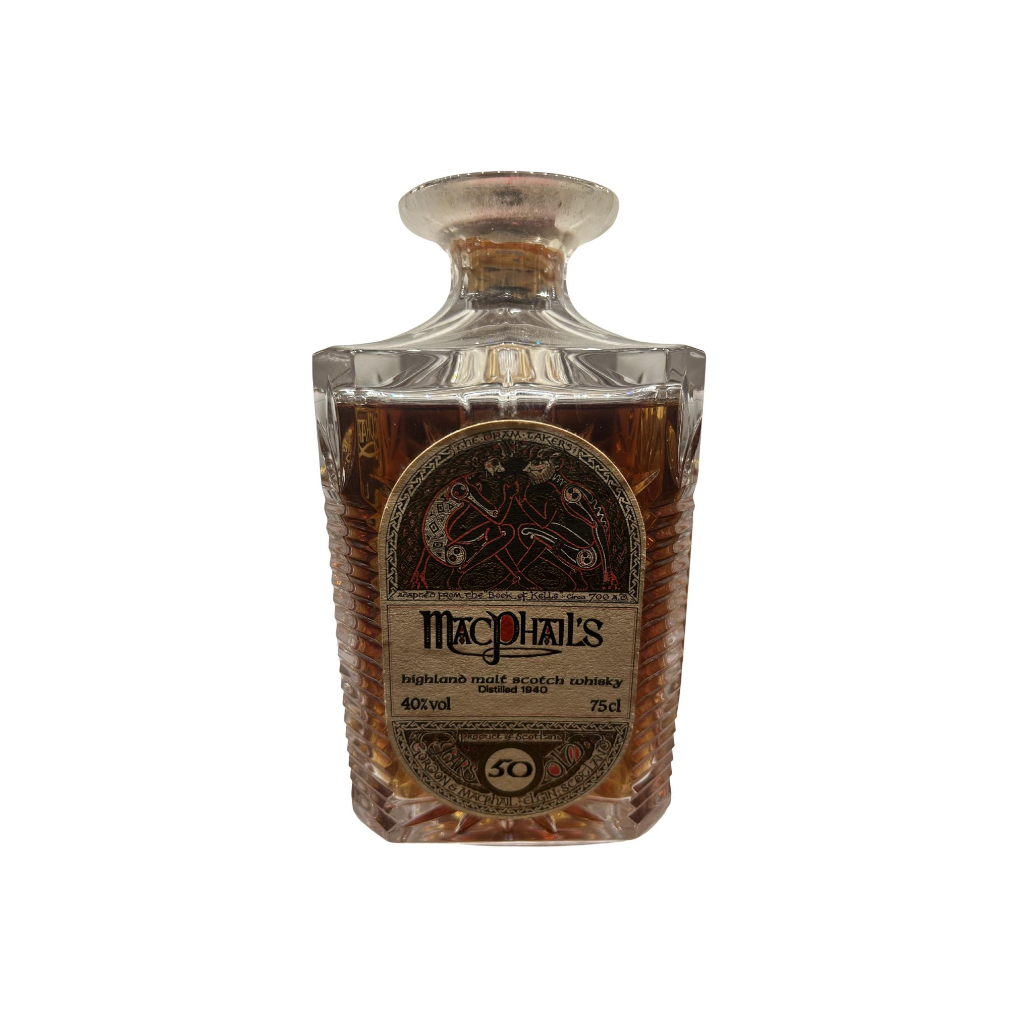 Gordon & MacPhail 1940 50 Years Single Malt Whisky