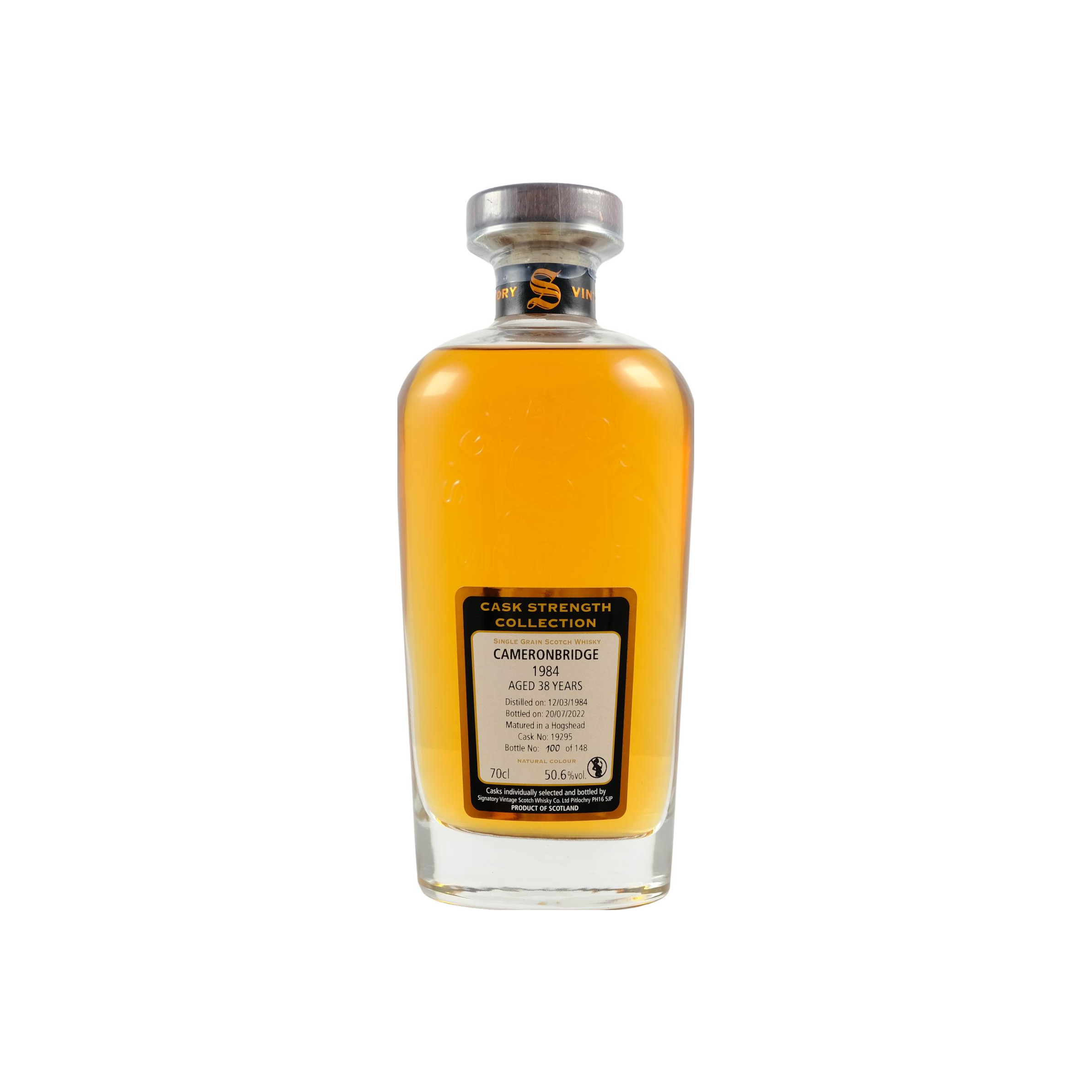 Cameronbridge Cask Strength Collection 1984 38 Years Single Grain Whisky