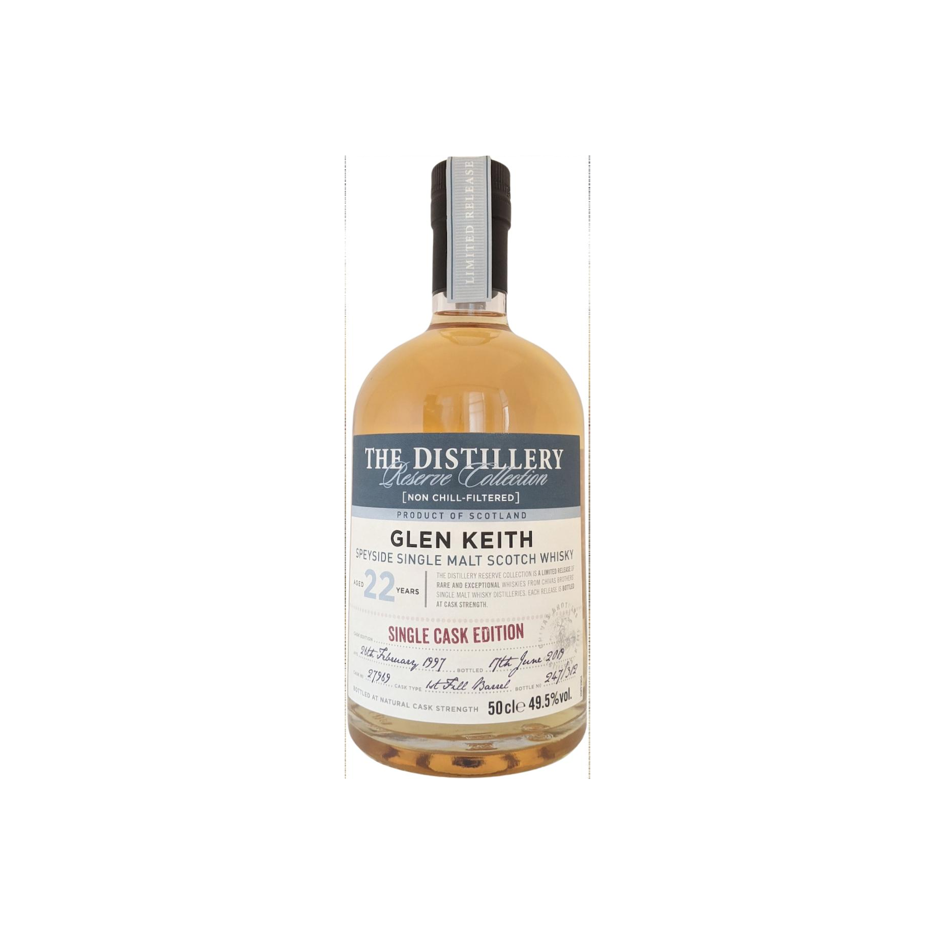 Glen Keith 1997 22 Years Single Malt Whisky