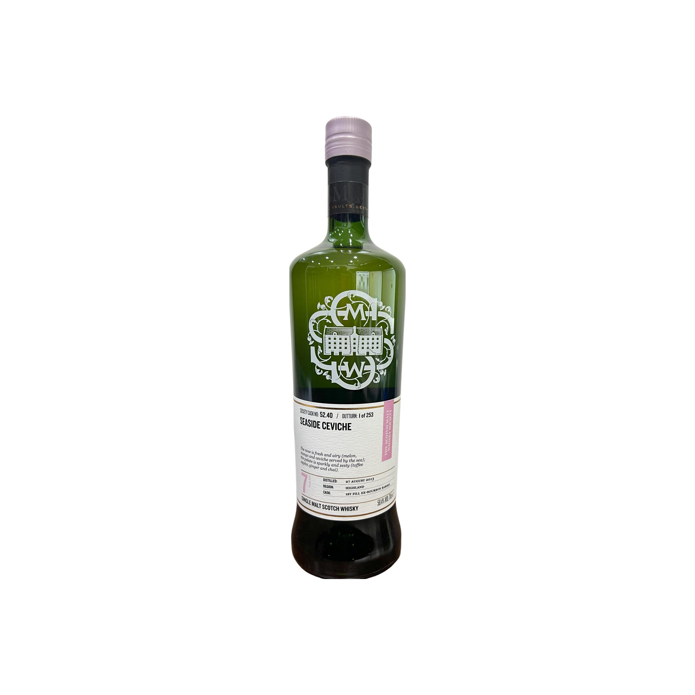The Scotch Malt Whisky Society 2013 7 Years Single Malt Whisky