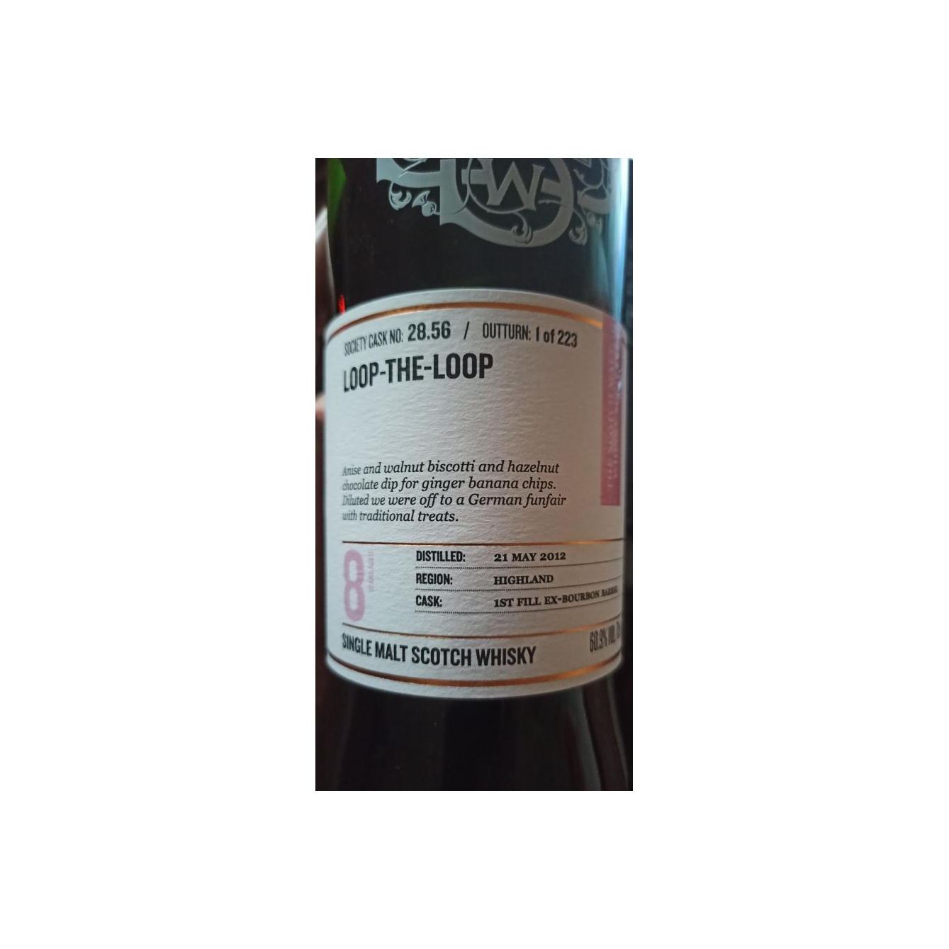 The Scotch Malt Whisky Society 2012 8 Years Single Malt Whisky