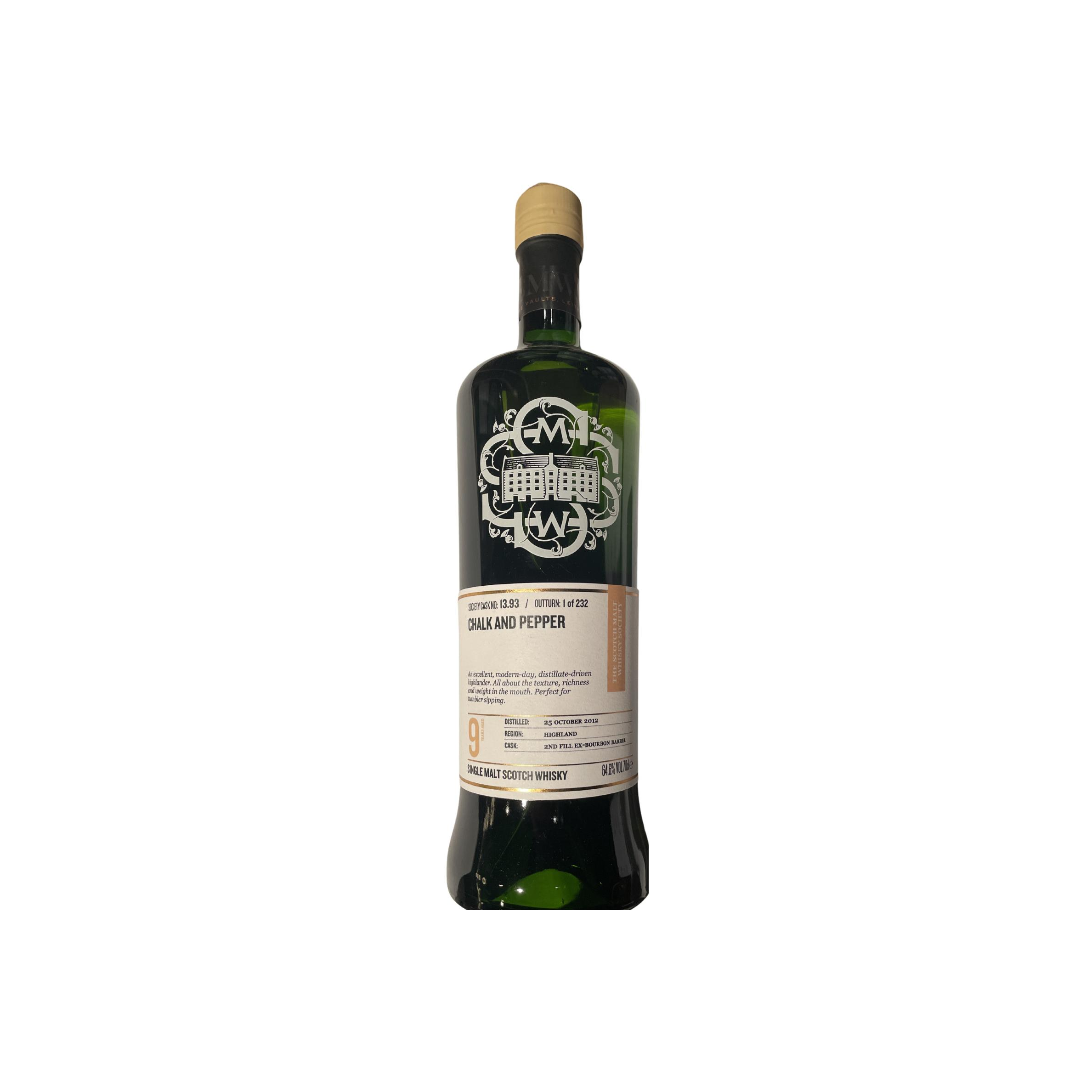 The Scotch Malt Whisky Society 2012 9 Years Single Malt Whisky