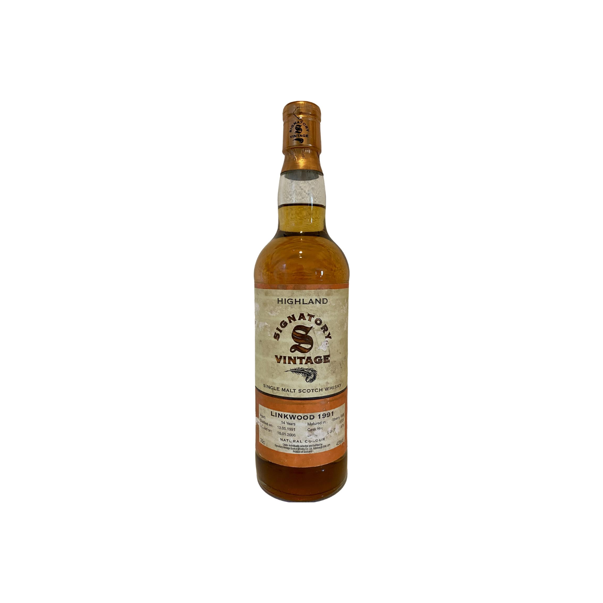 Linkwood Vintage Collection 1991 14 Years Single Malt Whisky