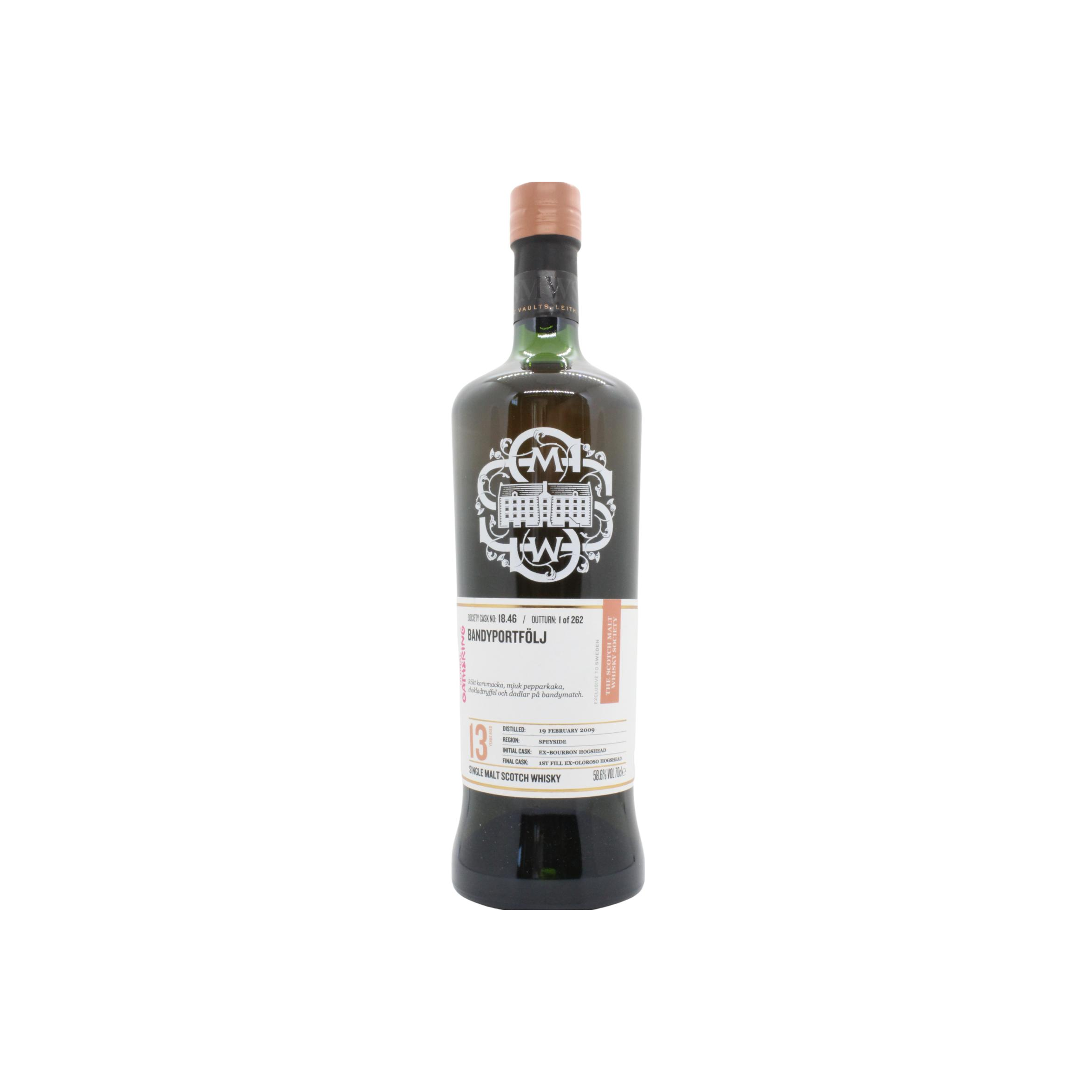The Scotch Malt Whisky Society 2009 13 Years Single Malt Whisky