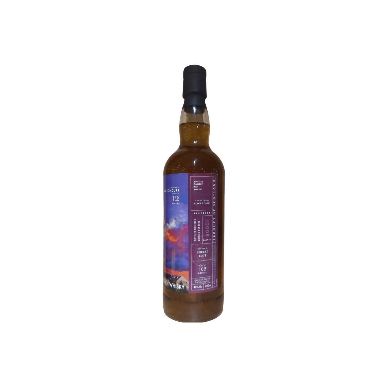 Miltonduff 2008 12 Years Single Malt Whisky 2
