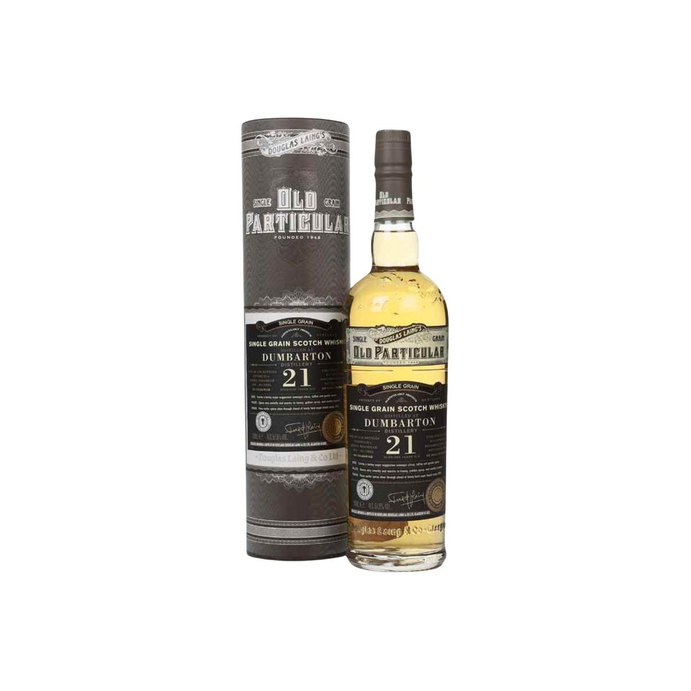 Dumbarton Old Particular 2000 21 Years Single Grain Whisky