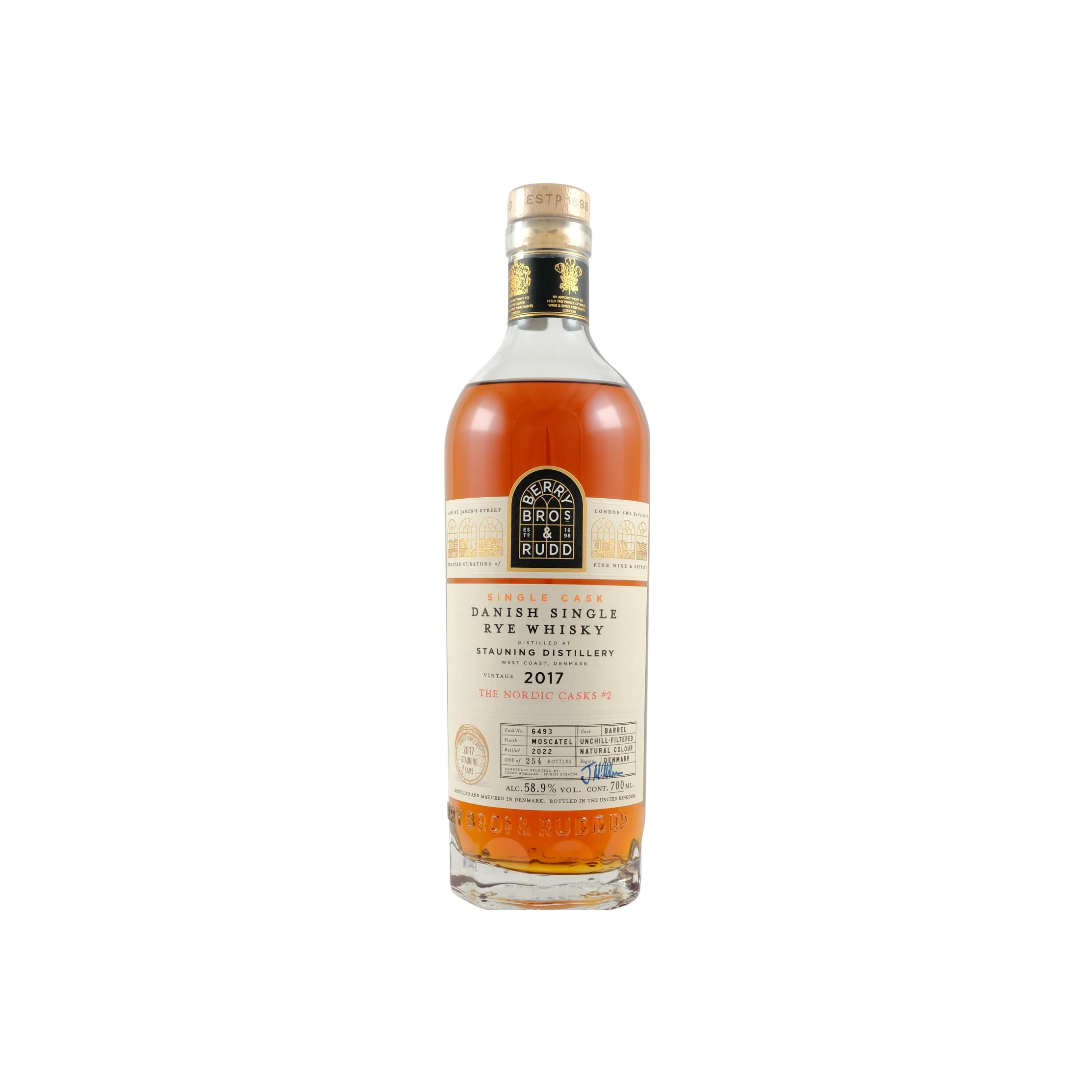 Berry Bros. & Rudd 2017 5 Years Rye Whisky