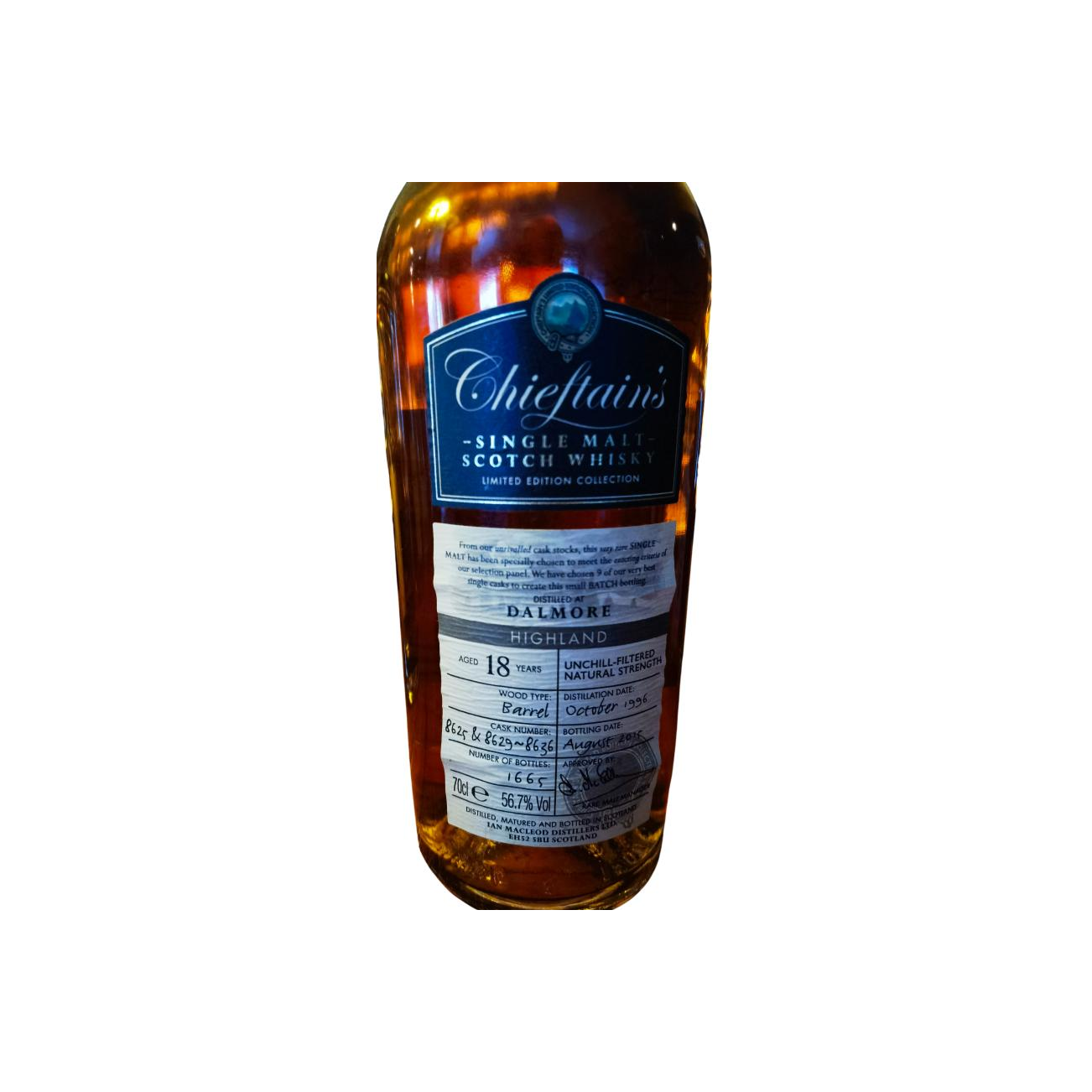 The Dalmore 1996 18 Years Single Malt Whisky