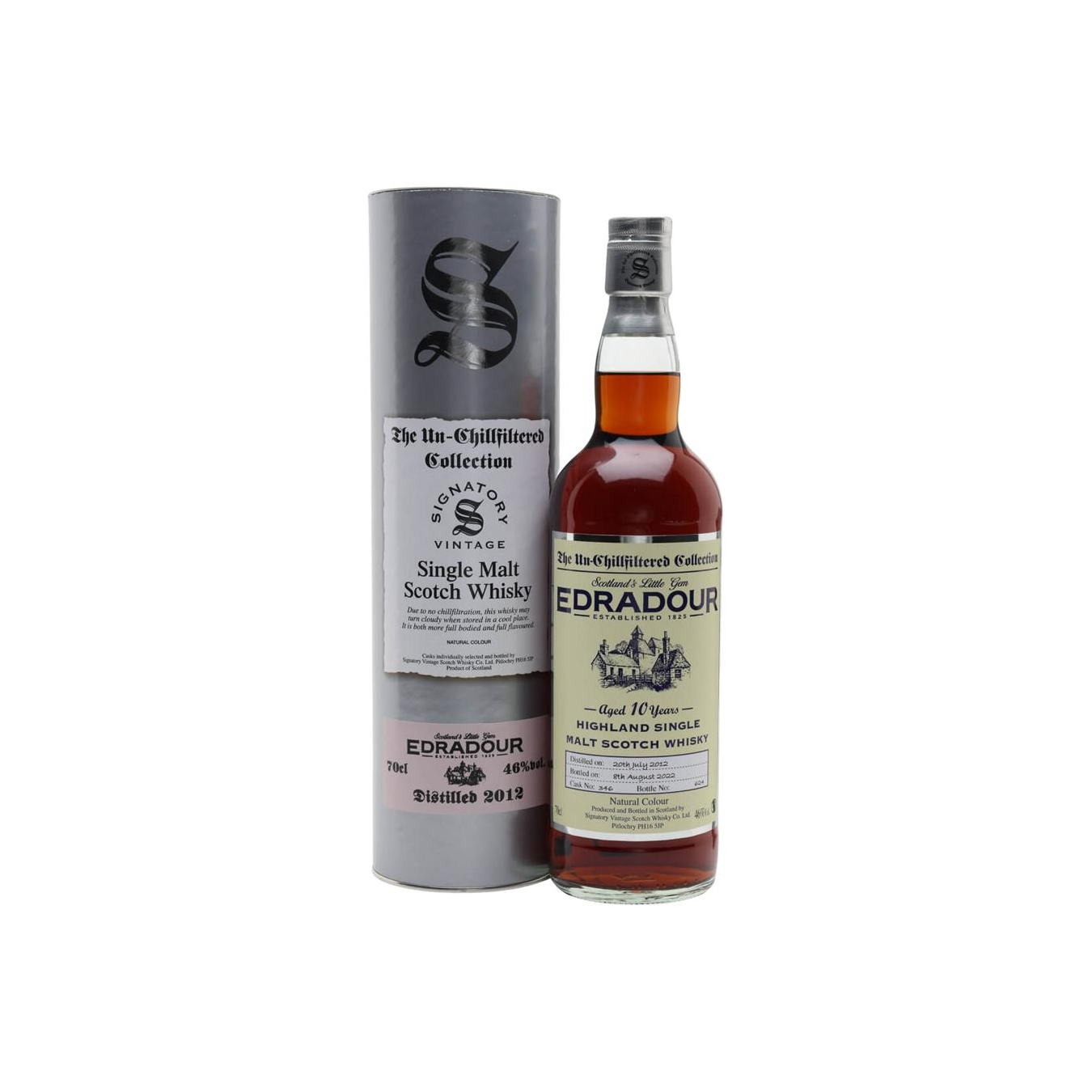 Edradour The Un-Chillfiltered Collection 2012 10 Years Single Malt Whisky 2
