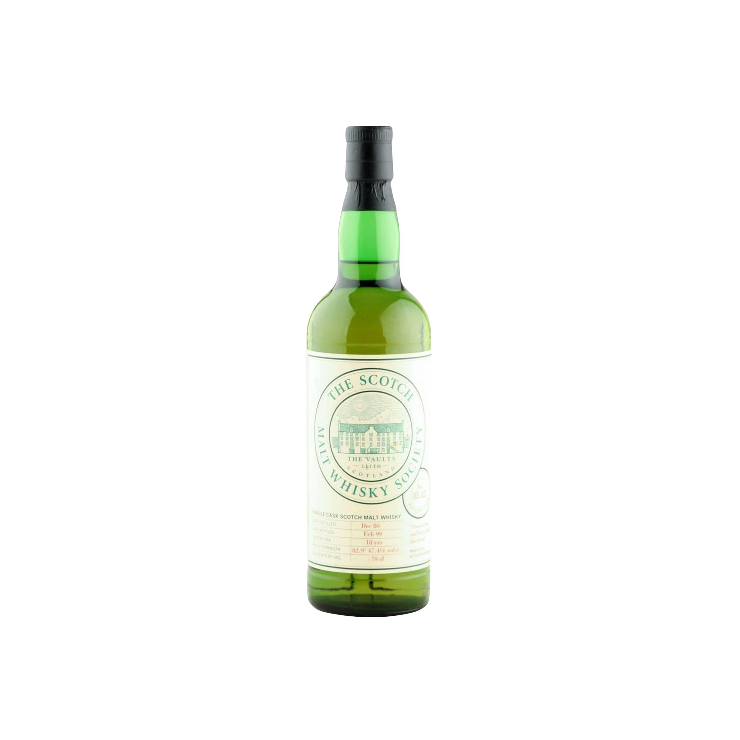 The Scotch Malt Whisky Society 1980 18 Years Single Malt Whisky