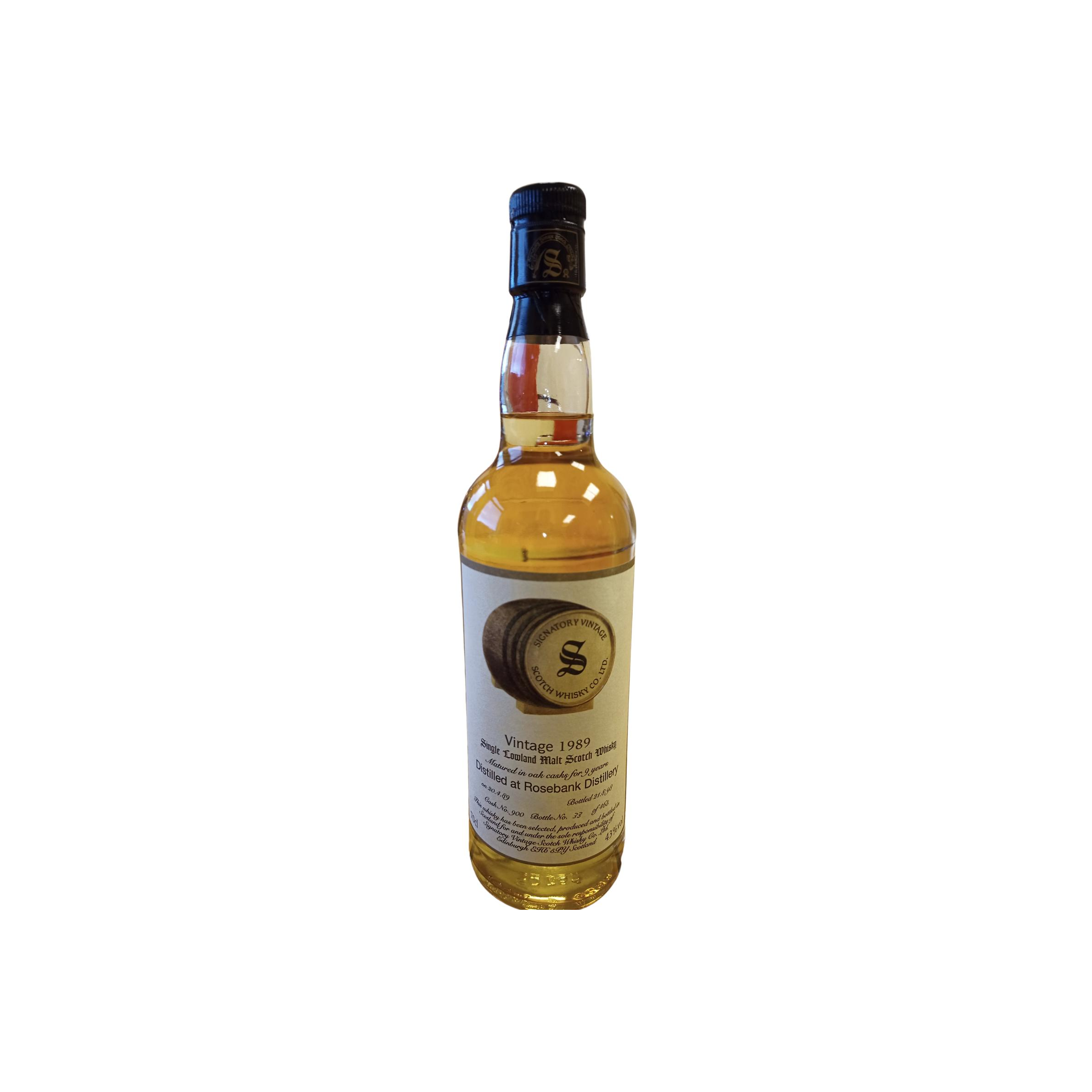 Rosebank Vintage Collection 1989 9 Years Single Malt Whisky