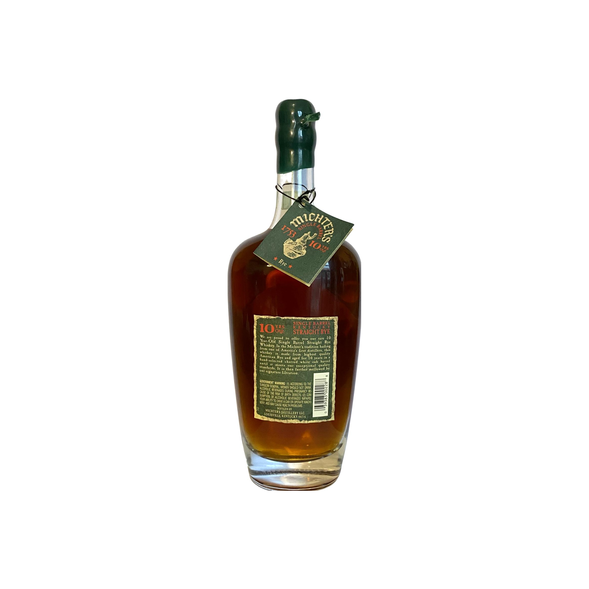 Michter's 10 Years Rye Whisky 2