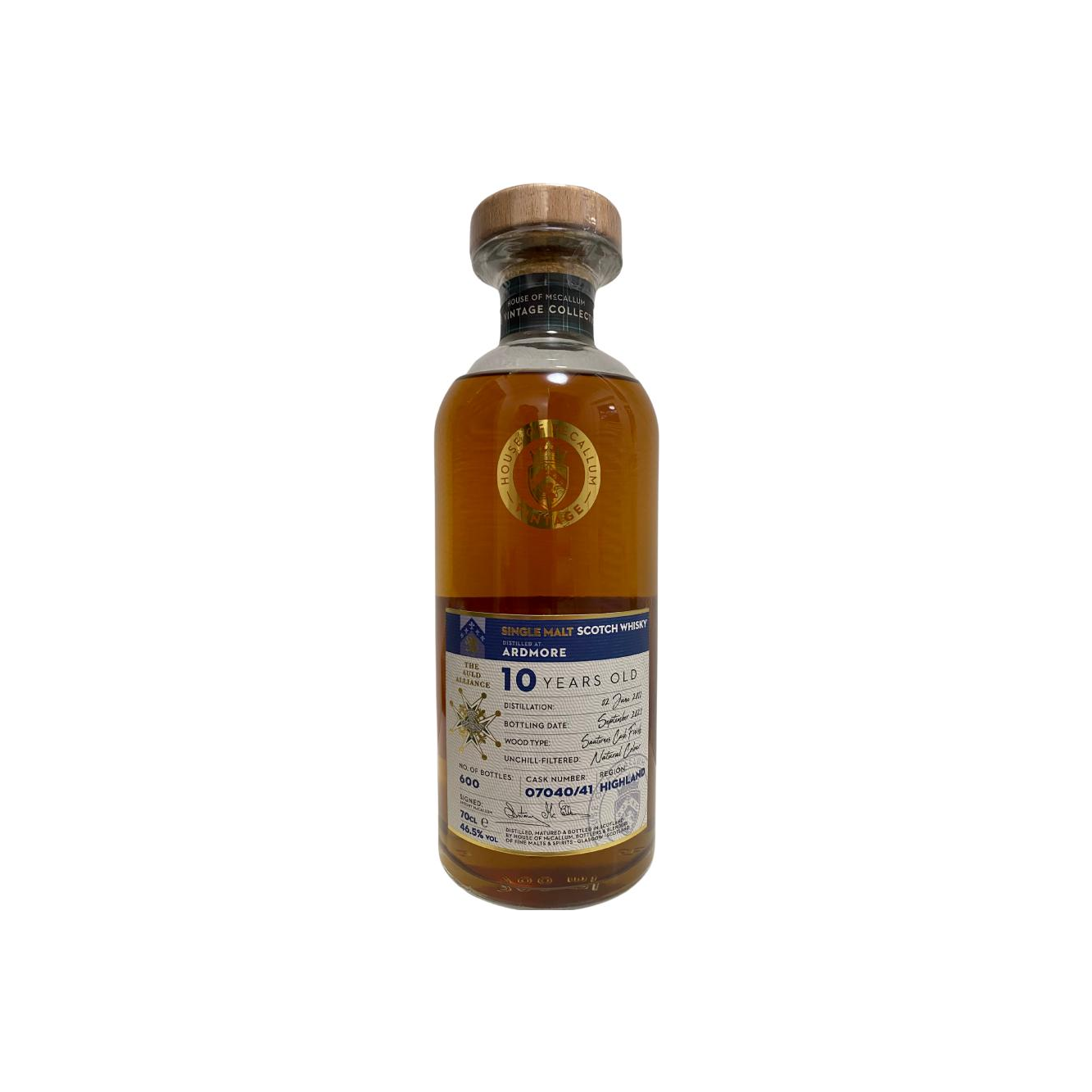 Ardmore 2011 10 Years Single Malt Whisky