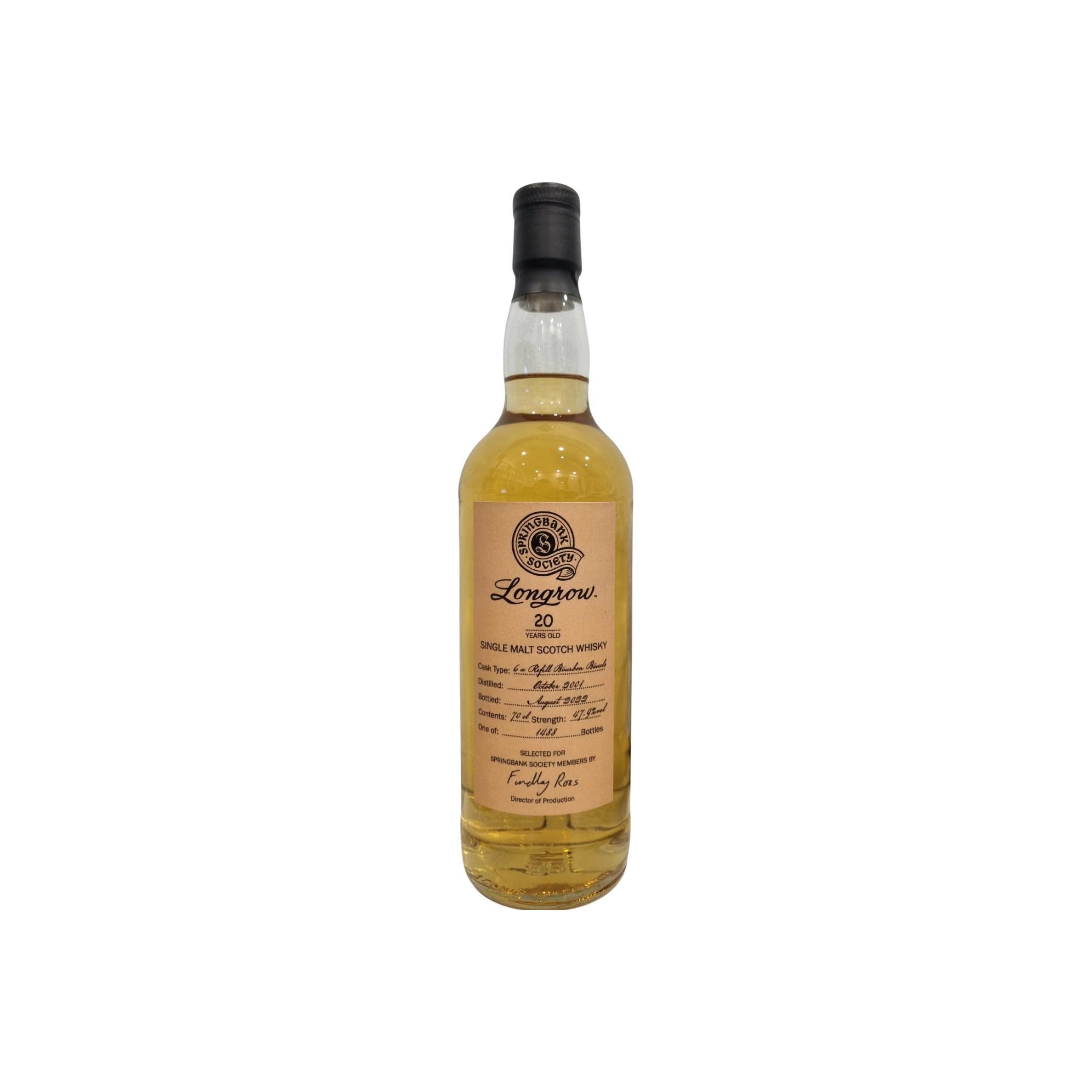 Longrow 2001 20 Years Single Malt Whisky