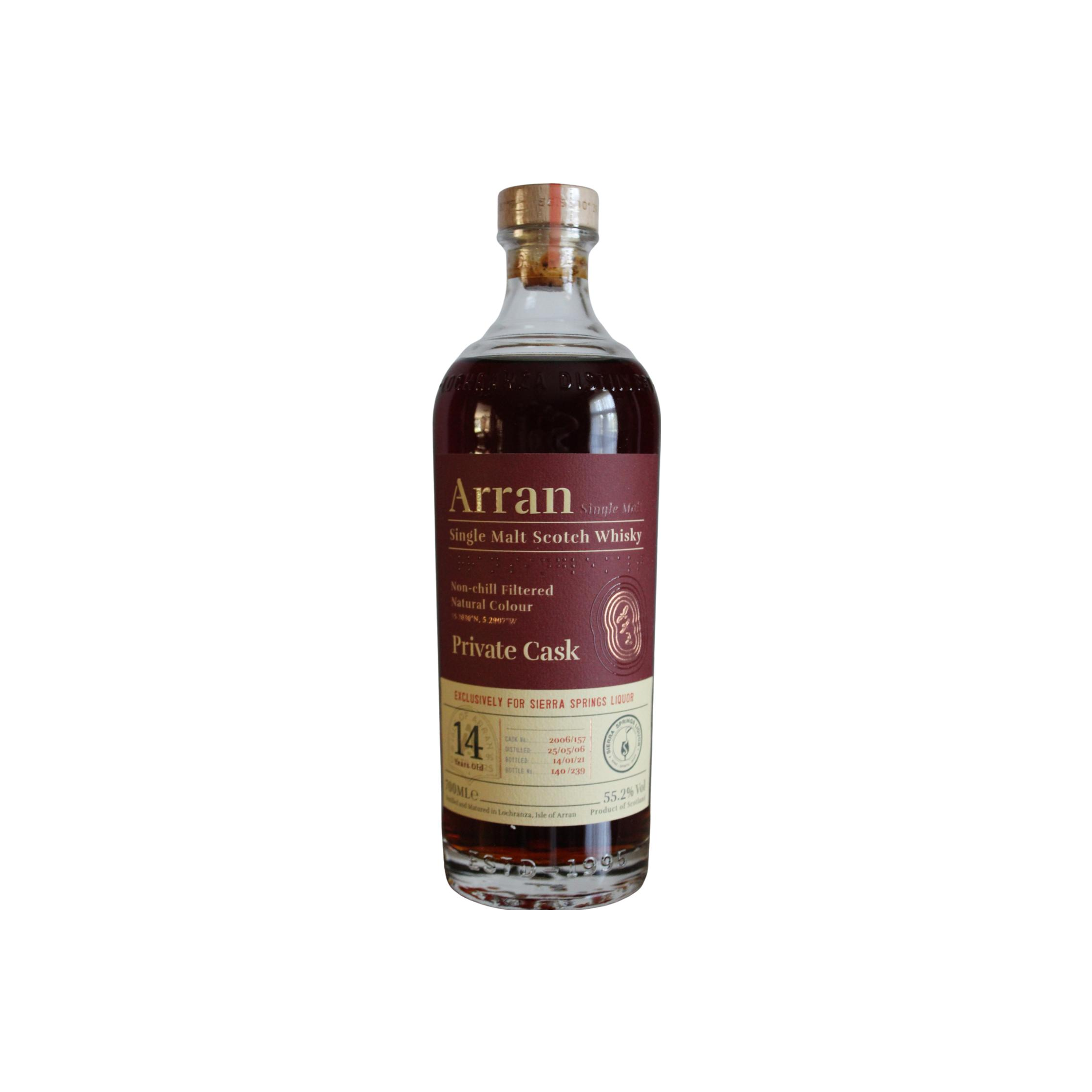 Arran Private Cask 2006 14 Years Single Malt Whisky