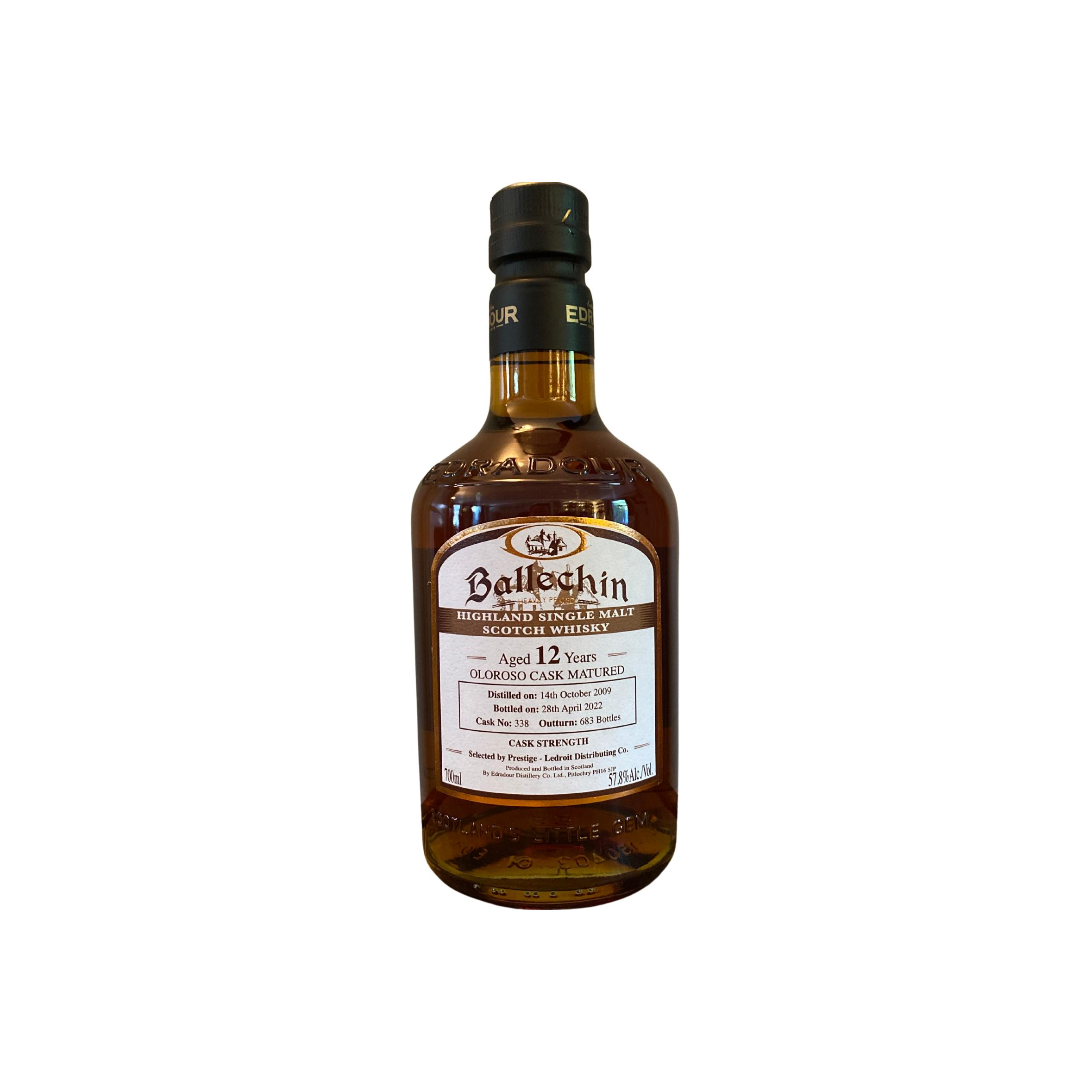 Ballechin 2009 12 Years Single Malt Whisky
