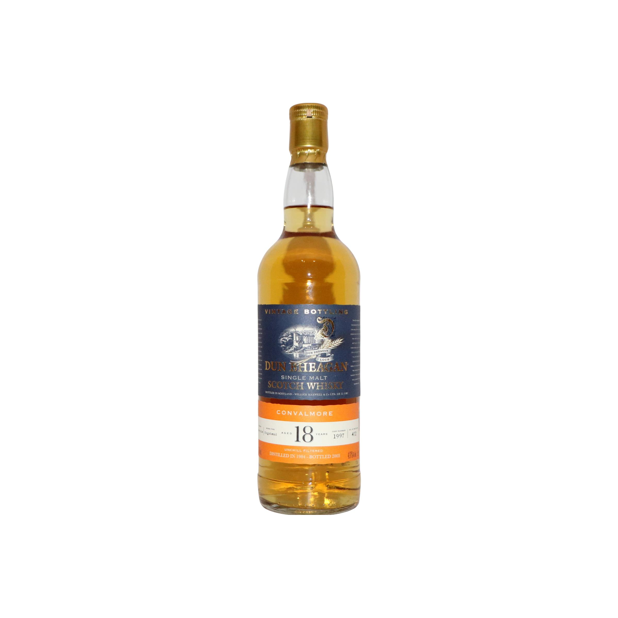 Convalmore 1985 18 Years Single Malt Whisky