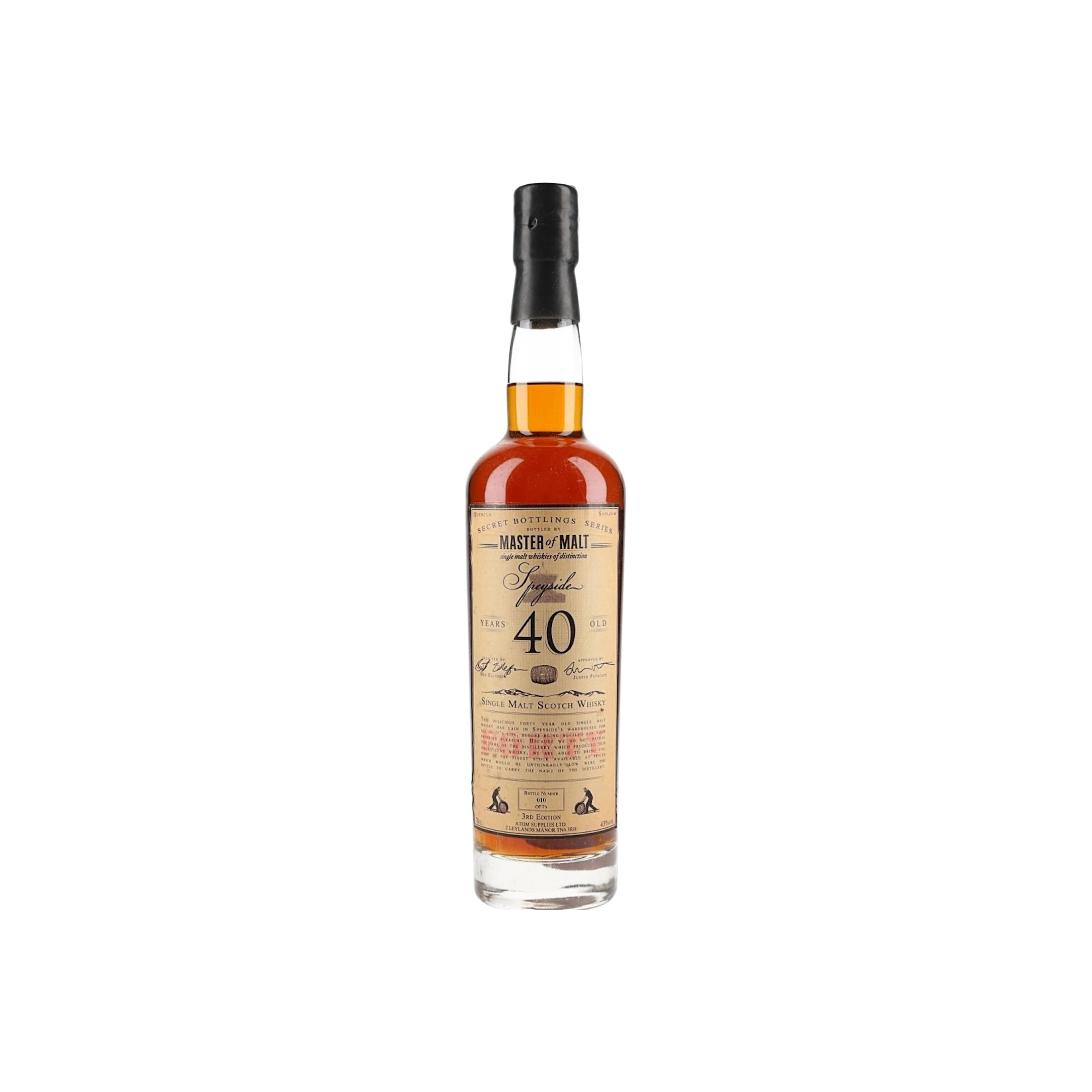 Master of Malt 40 Years Single Malt Whisky