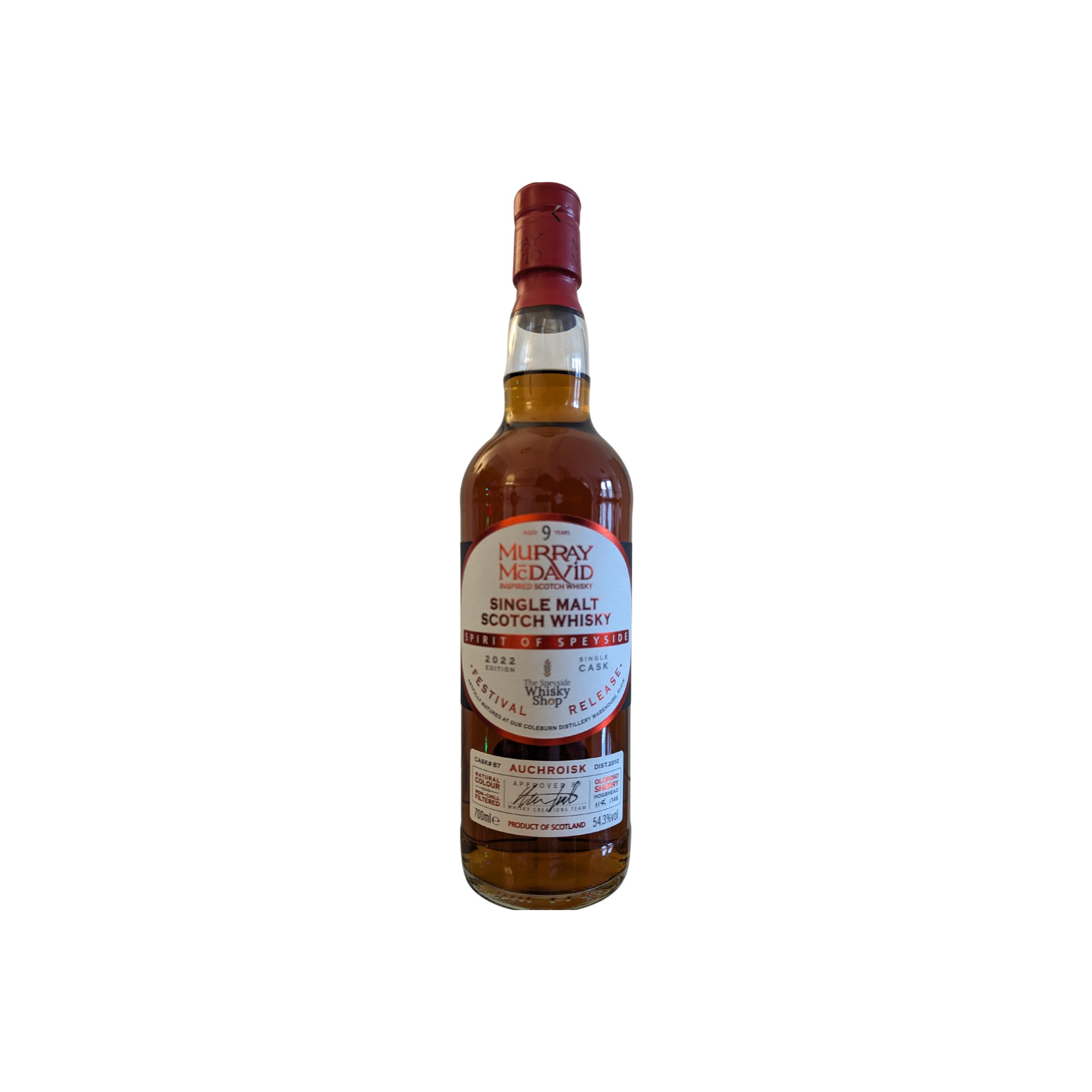 Auchroisk 2010 9 Years Single Malt Whisky