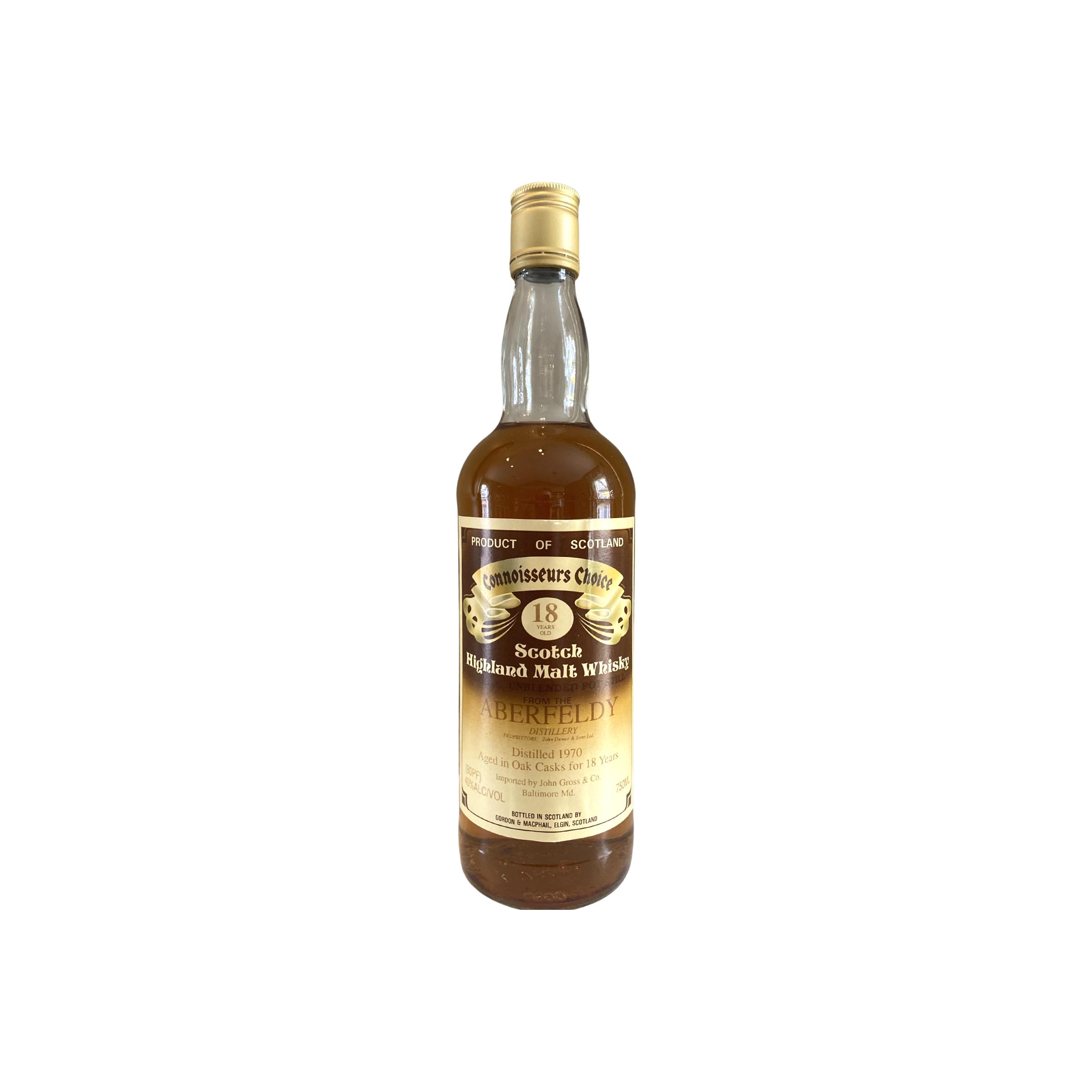 Aberfeldy Connoisseurs Choice 1970 18 Years Single Malt Whisky
