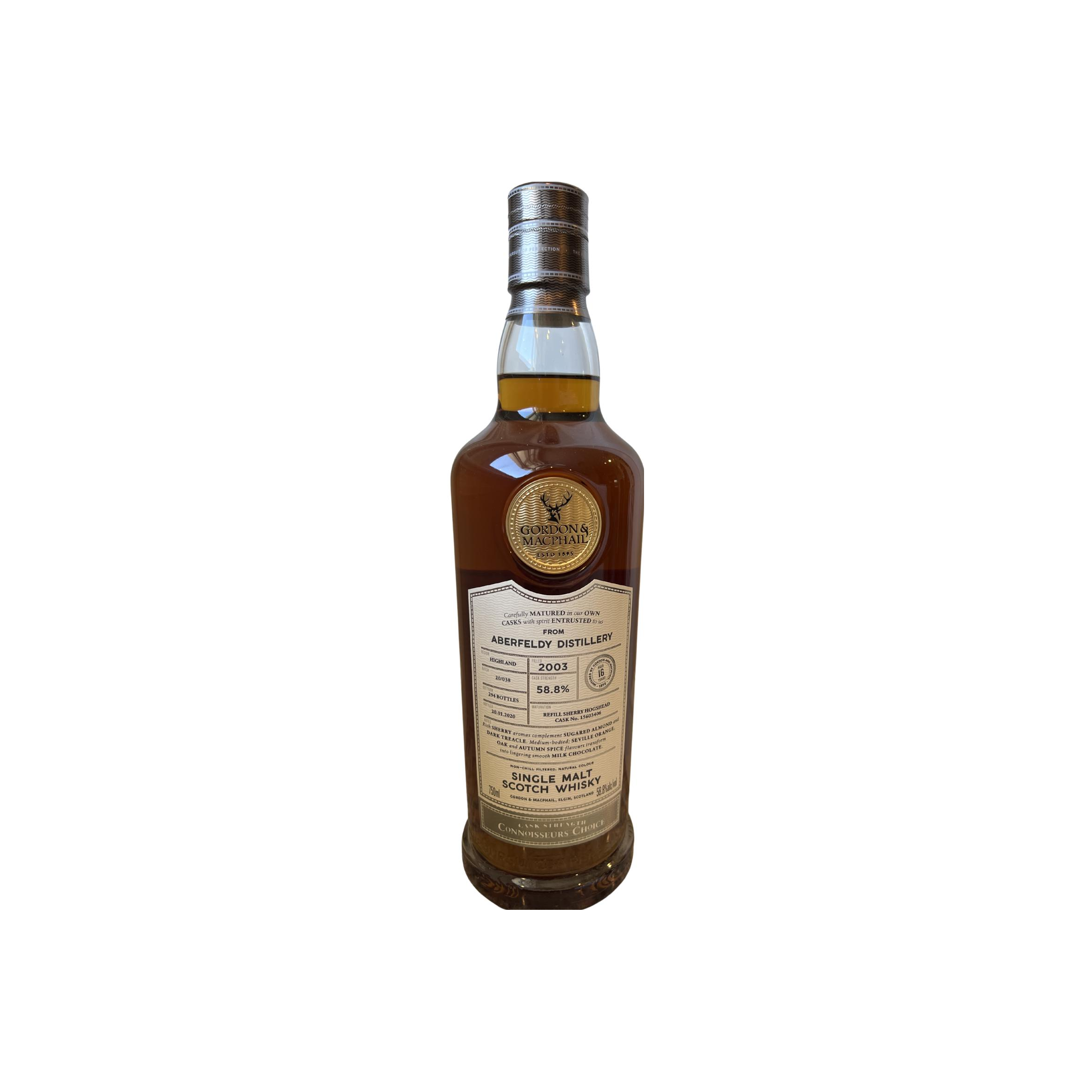 Aberfeldy Connoisseurs Choice - Cask Strength 2003 16 Years Single Malt Whisky