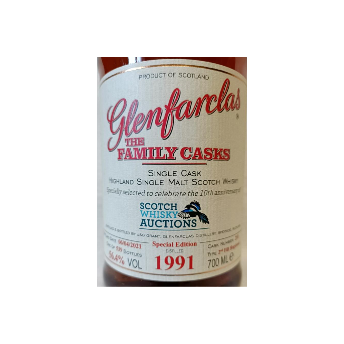 Glenfarclas 1991 30 Years Single Malt Whisky 3
