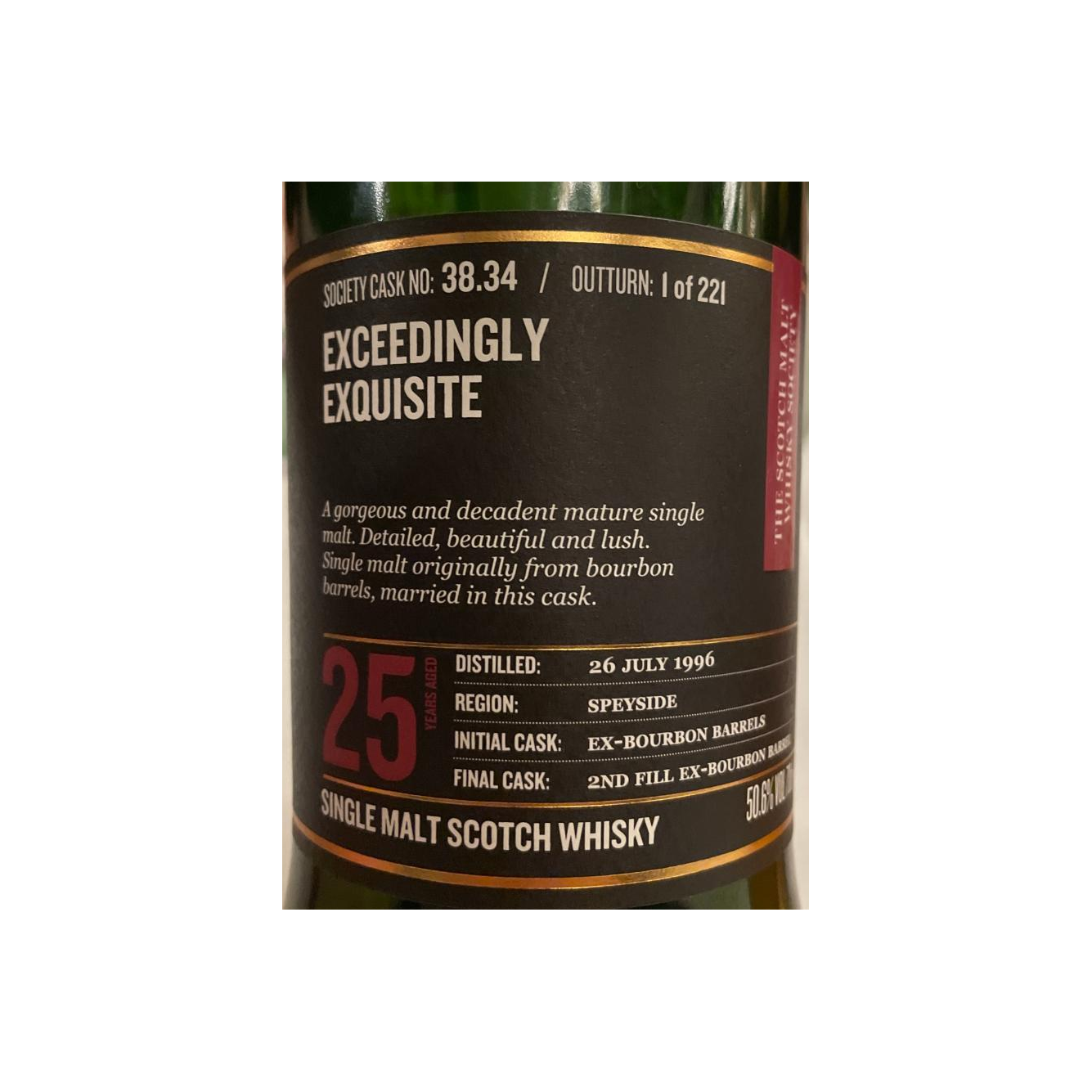 The Scotch Malt Whisky Society 1996 25 Years Single Malt Whisky 2