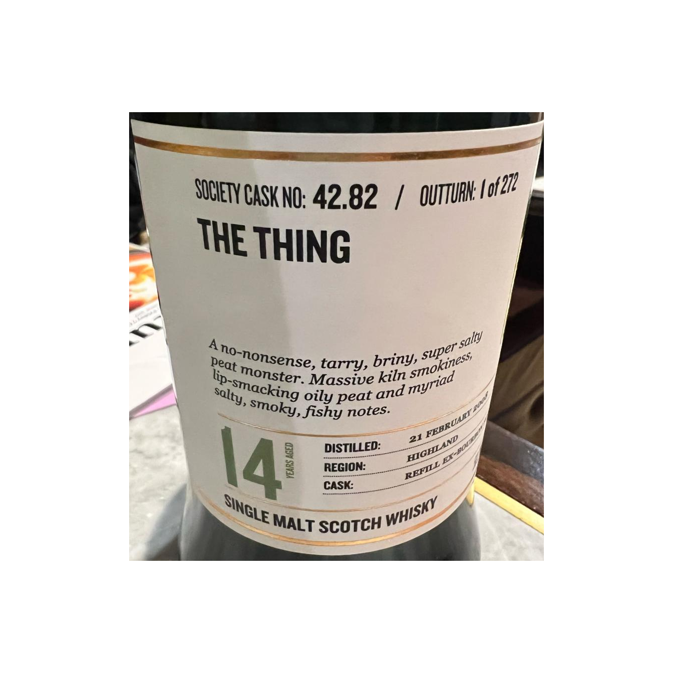 The Scotch Malt Whisky Society 2008 14 Years Single Malt Whisky 2