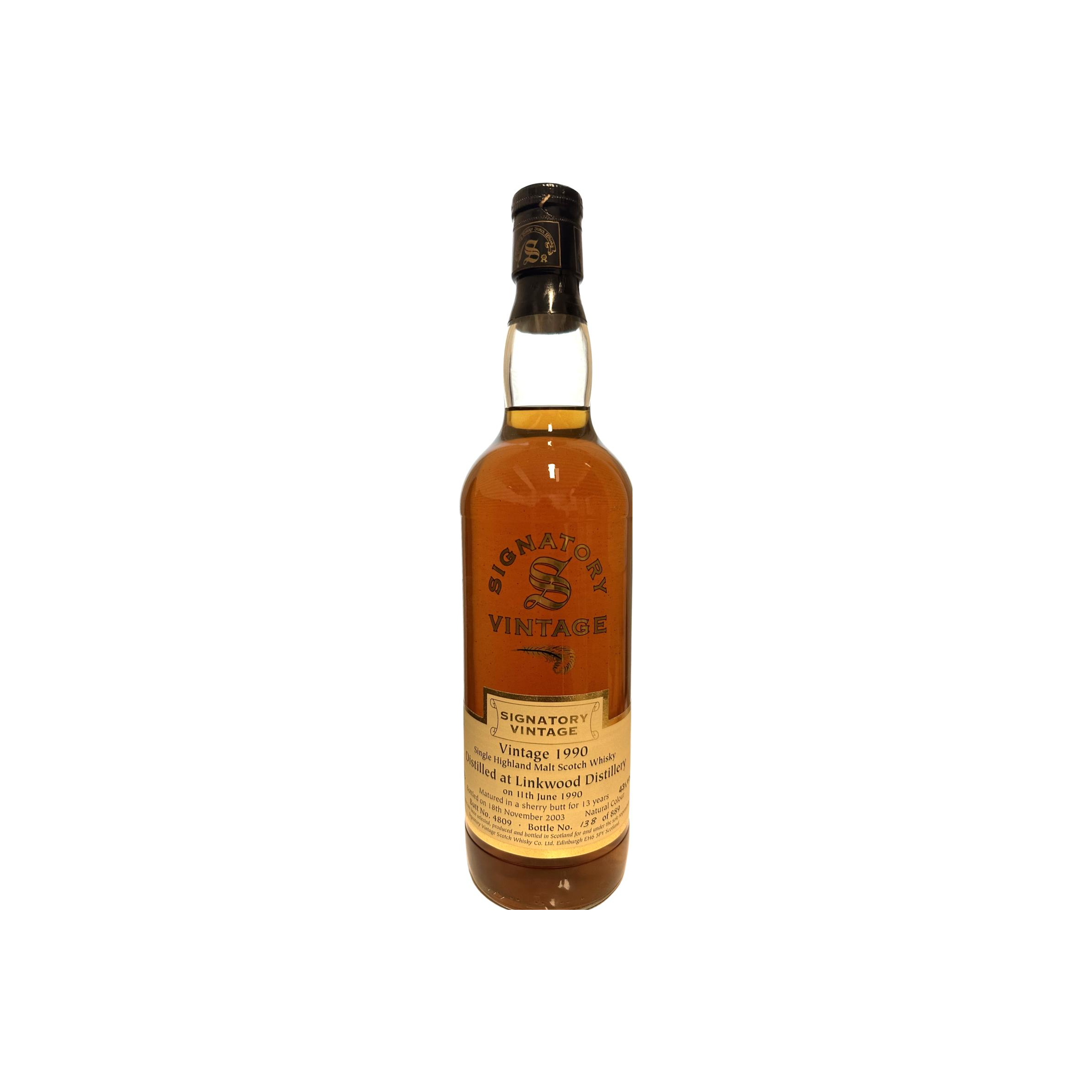 Linkwood Vintage Collection 1990 13 Years Single Malt Whisky