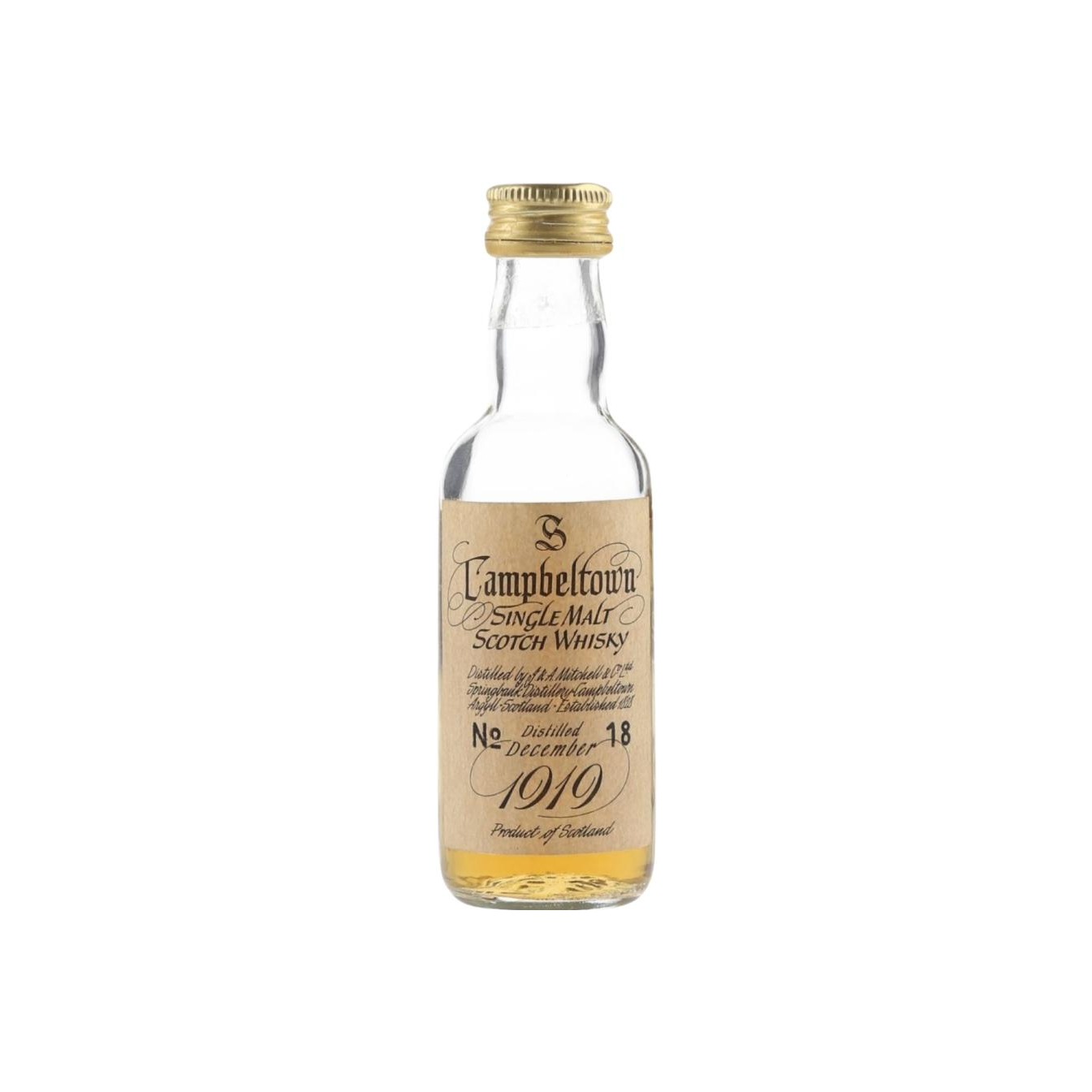 Springbank 1919 50 Years Single Malt Whisky 2