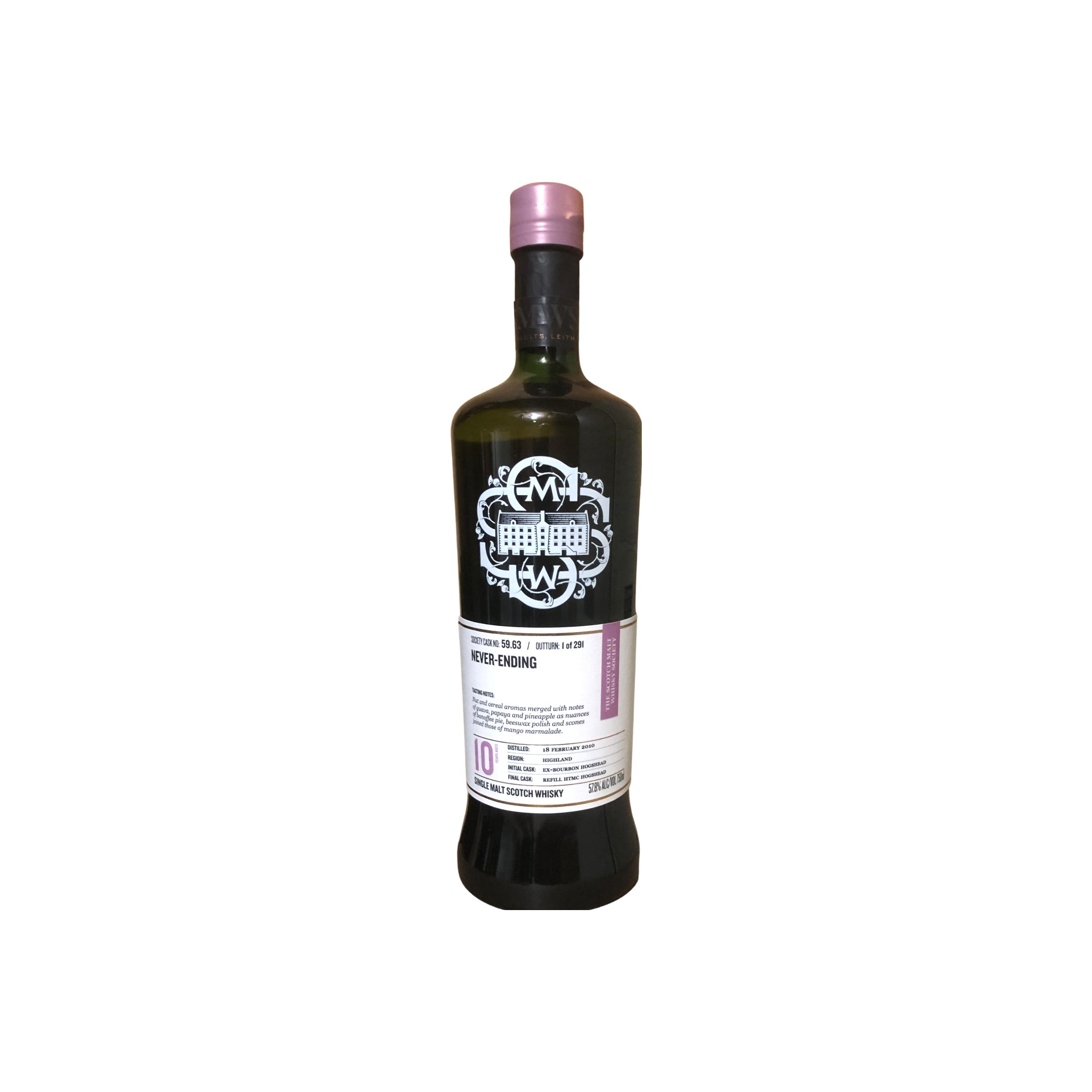 The Scotch Malt Whisky Society 2010 10 Years Single Malt Whisky