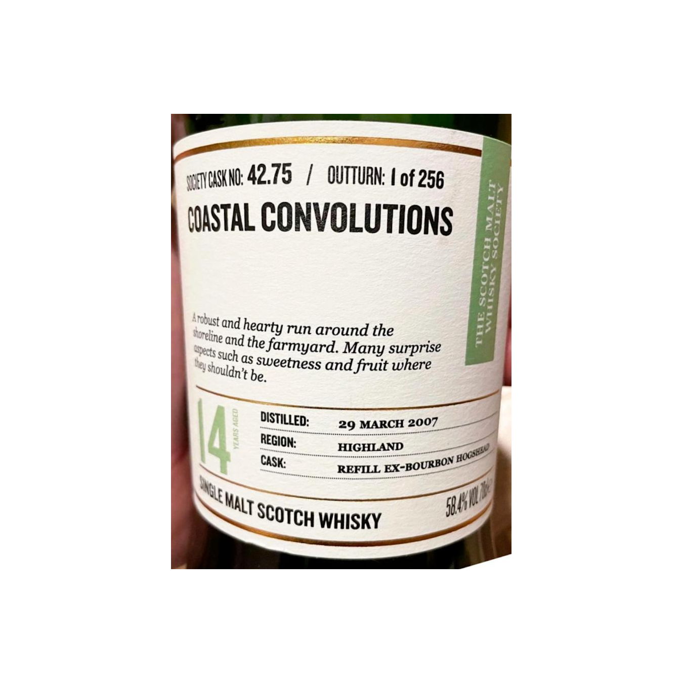 The Scotch Malt Whisky Society 2007 14 Years Single Malt Whisky