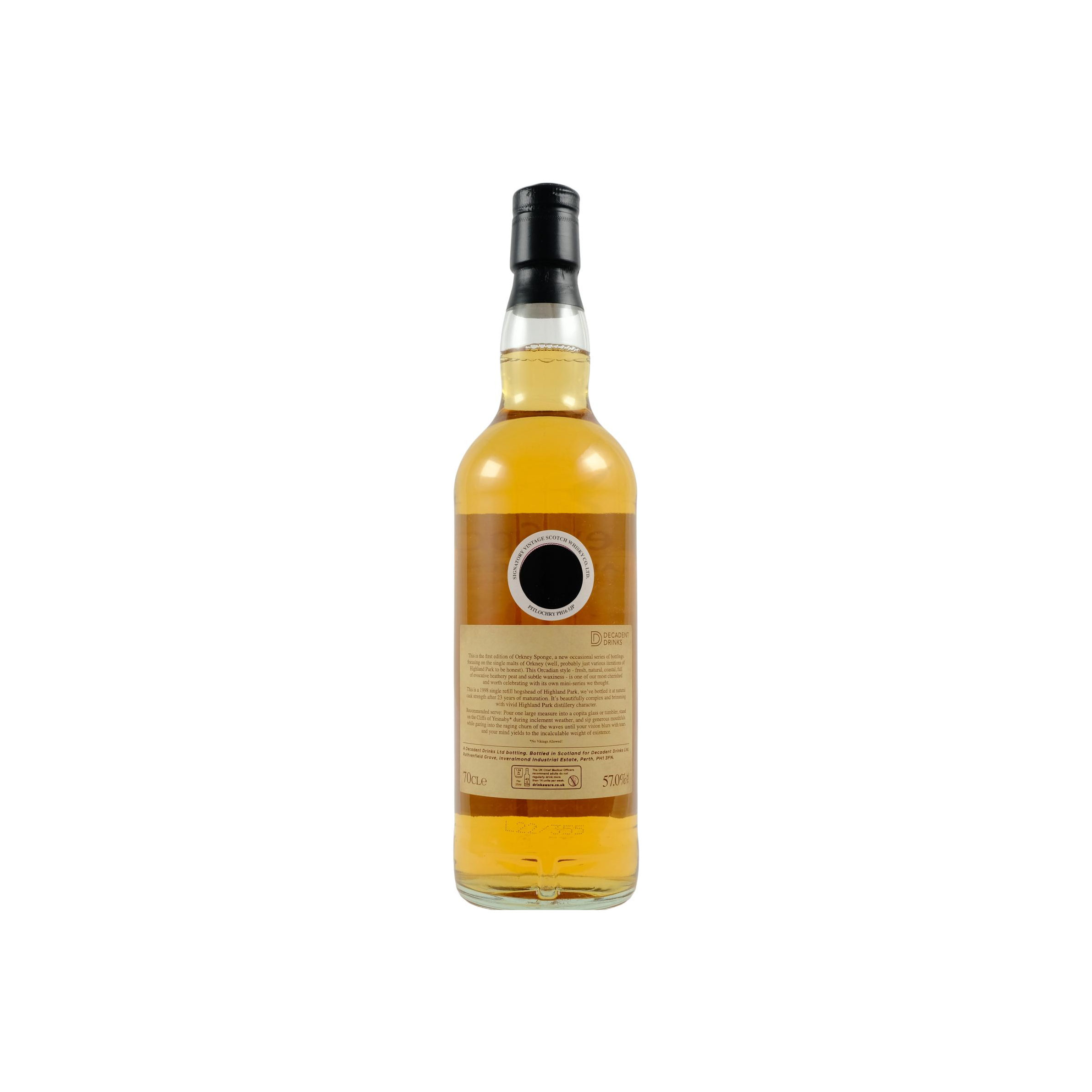 Highland Park 1998 23 Years Single Malt Whisky 2