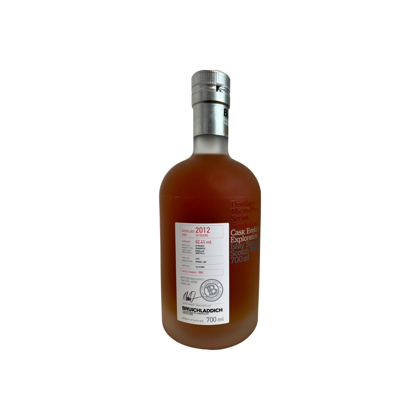Bruichladdich 2010 11 Years Single Malt Whisky
