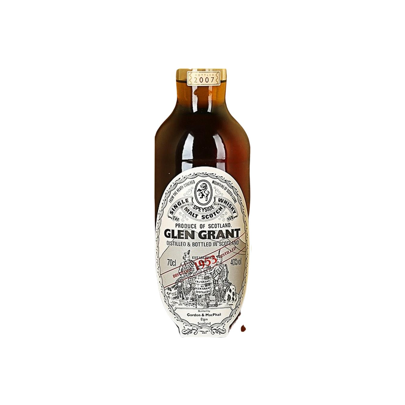 Glen Grant Licensed Bottling 1953 54 Years Single Malt Whisky
