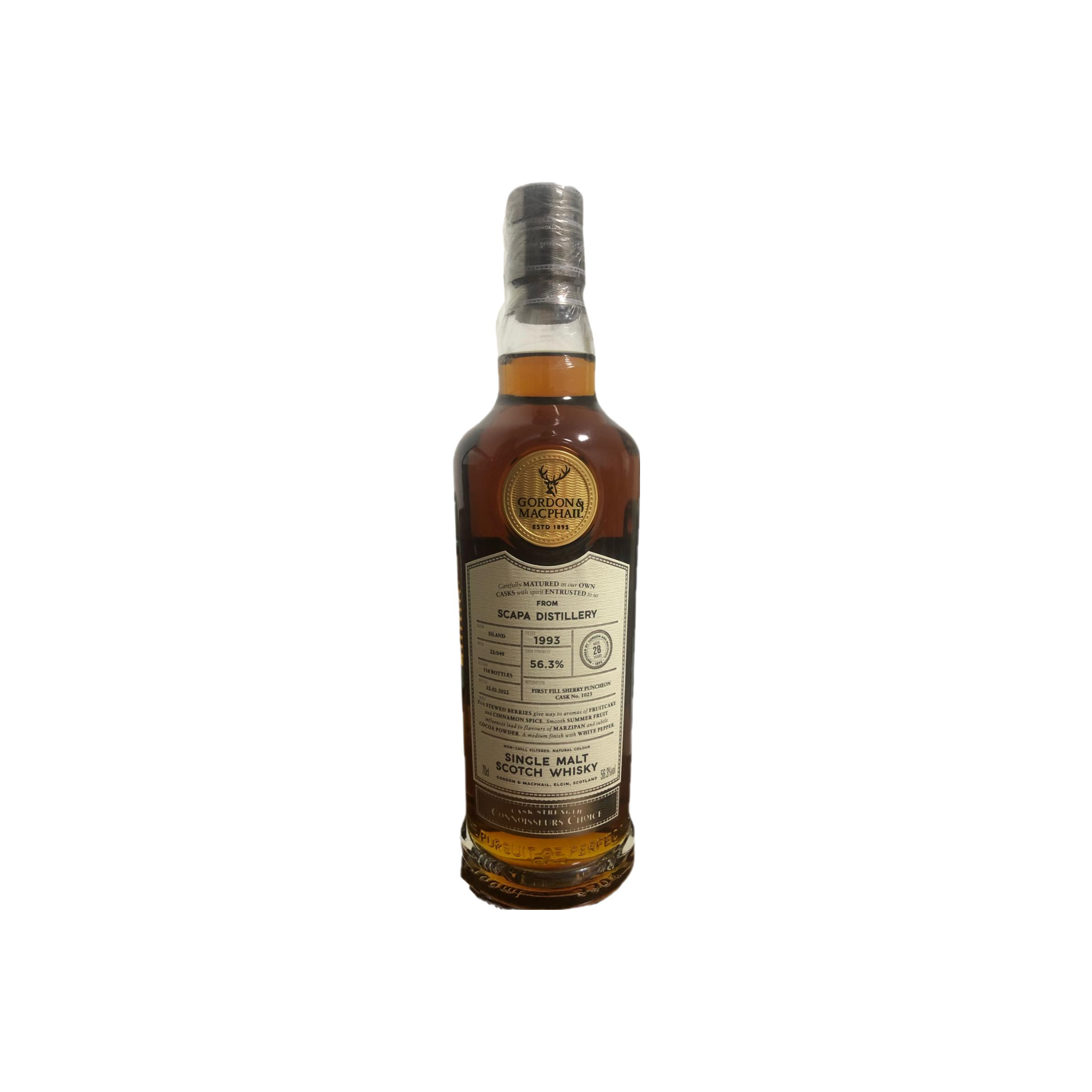 Gordon & MacPhail 1993 28 Years Single Malt Whisky