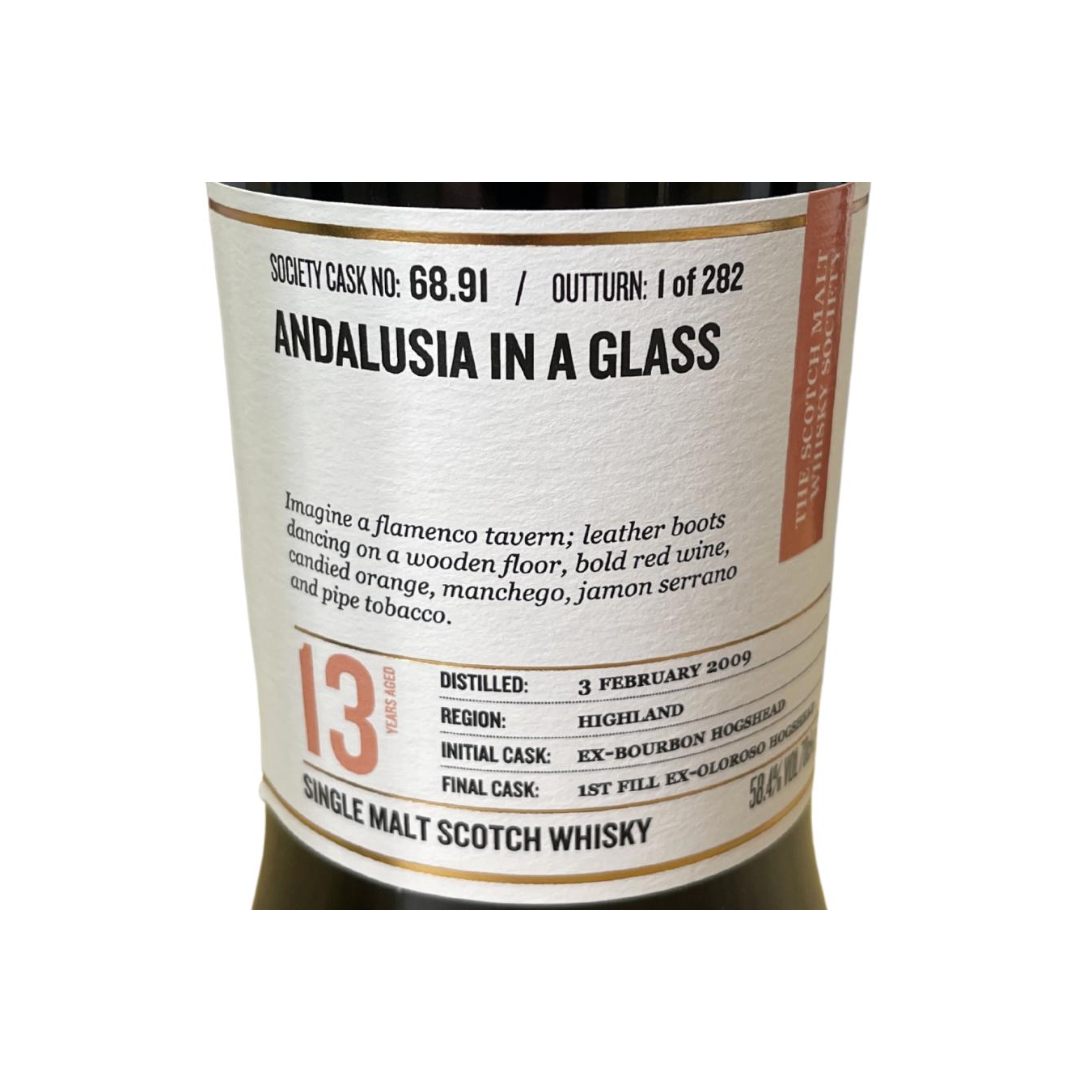 The Scotch Malt Whisky Society 2009 13 Years Single Malt Whisky