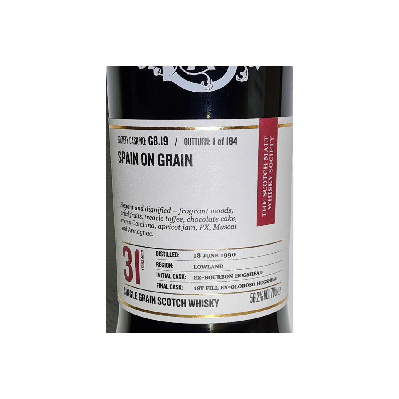 The Scotch Malt Whisky Society 1990 31 Years Single Grain Whisky 2