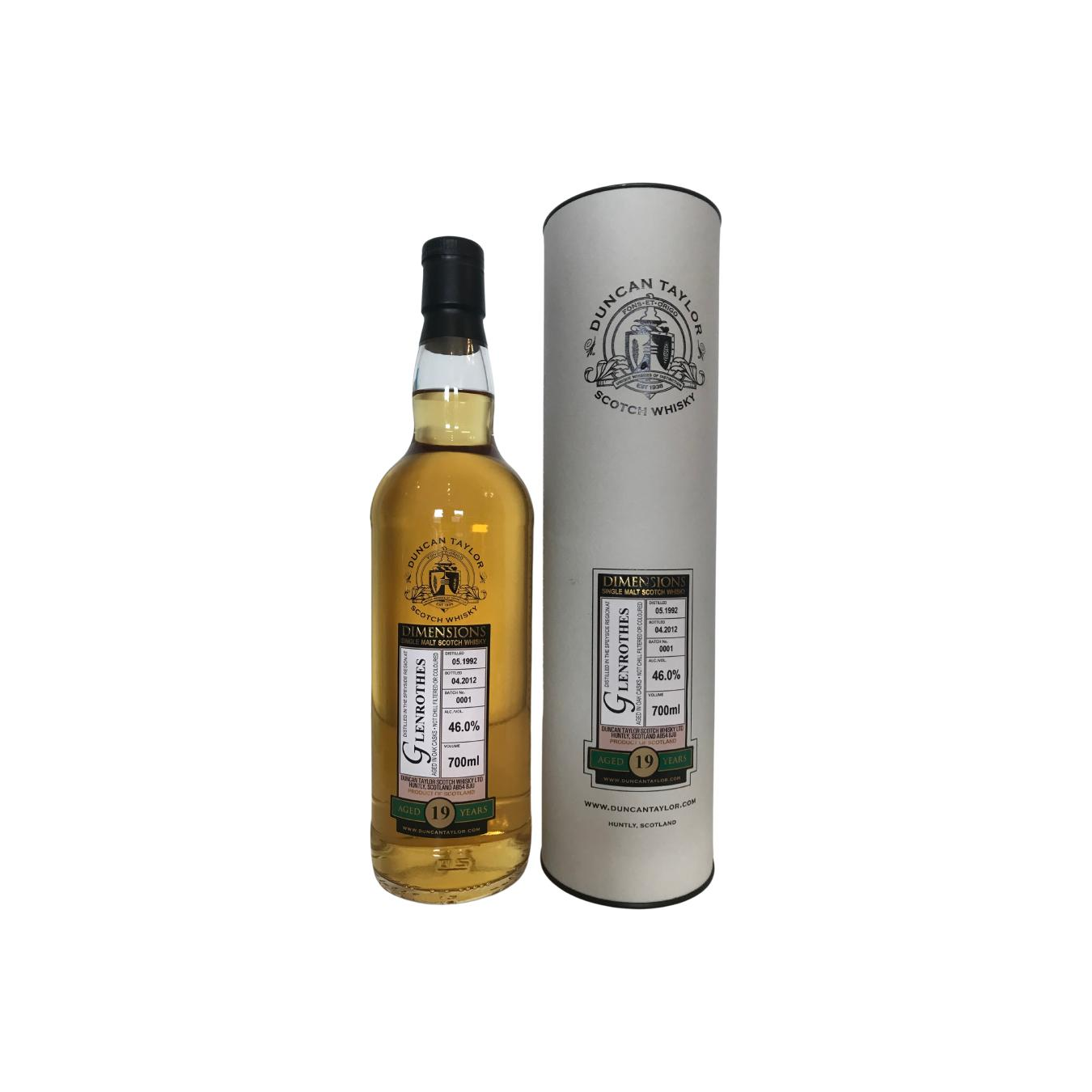 The Glenrothes Dimensions 1992 19 Years Single Malt Whisky 2