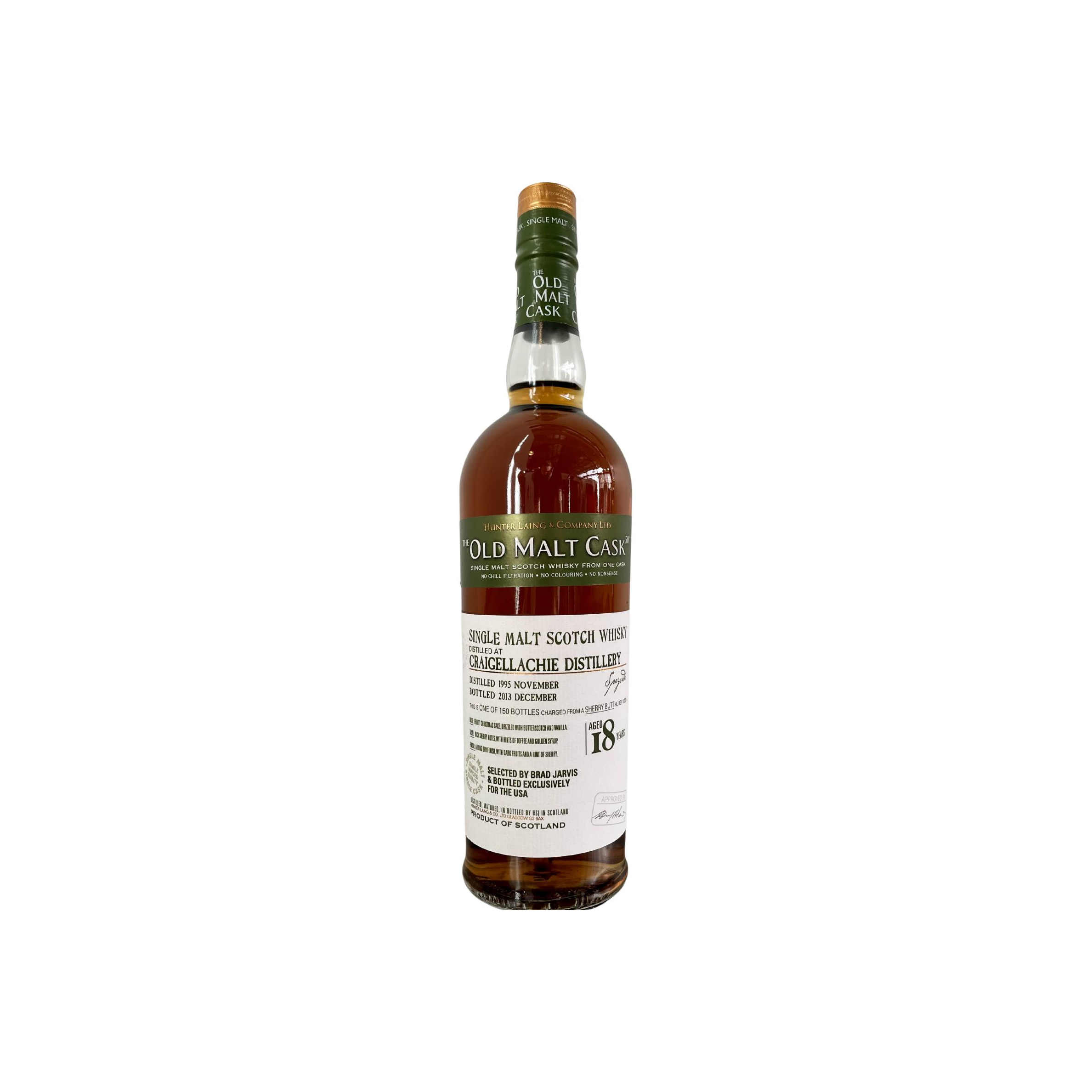 Craigellachie Old Malt Cask 1995 18 Years Single Malt Whisky